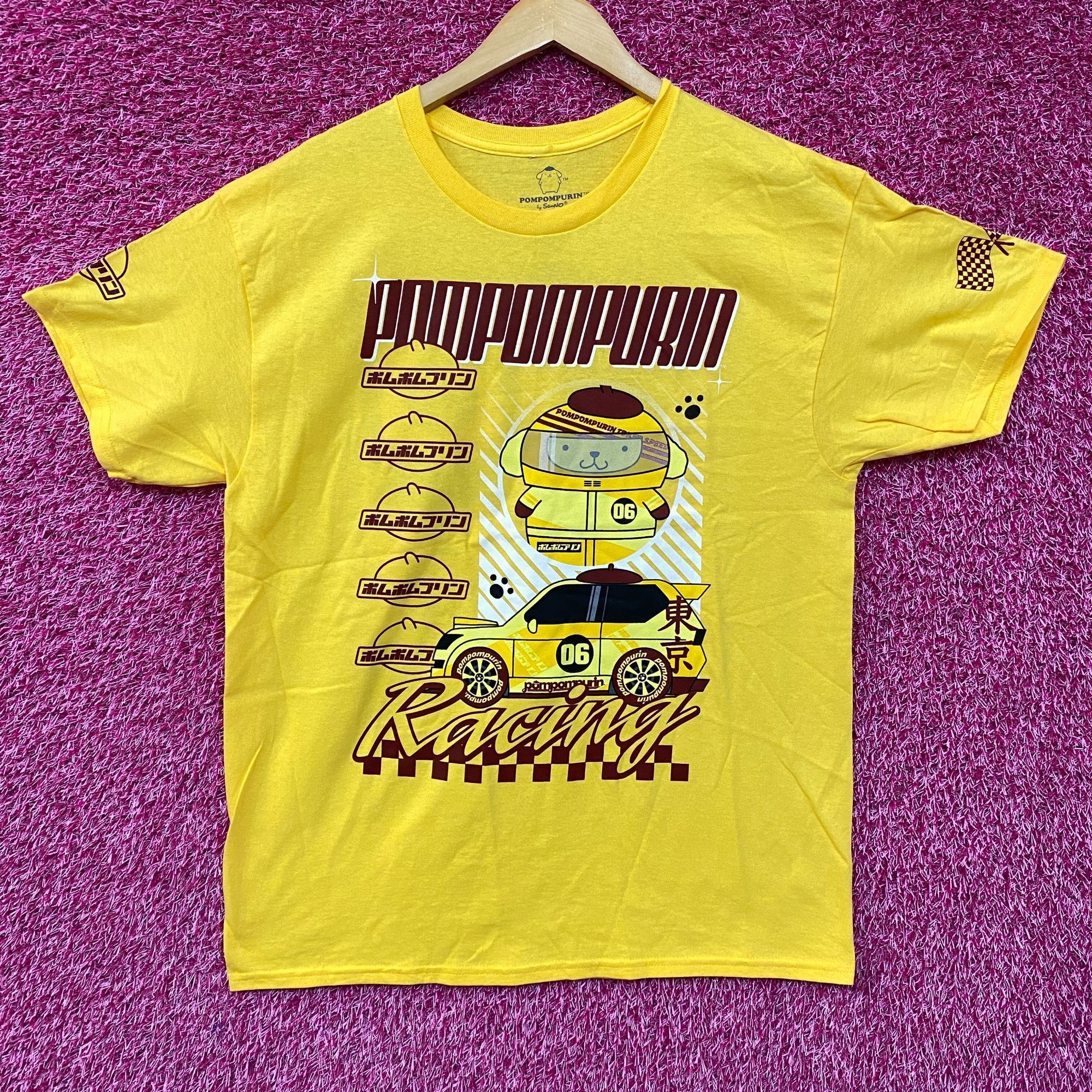 Other Sanrio Pompompurin Racing Kawaii Print T-Shirt Large Size US L / EU 52-54 / 3 - 1 Thumbnail