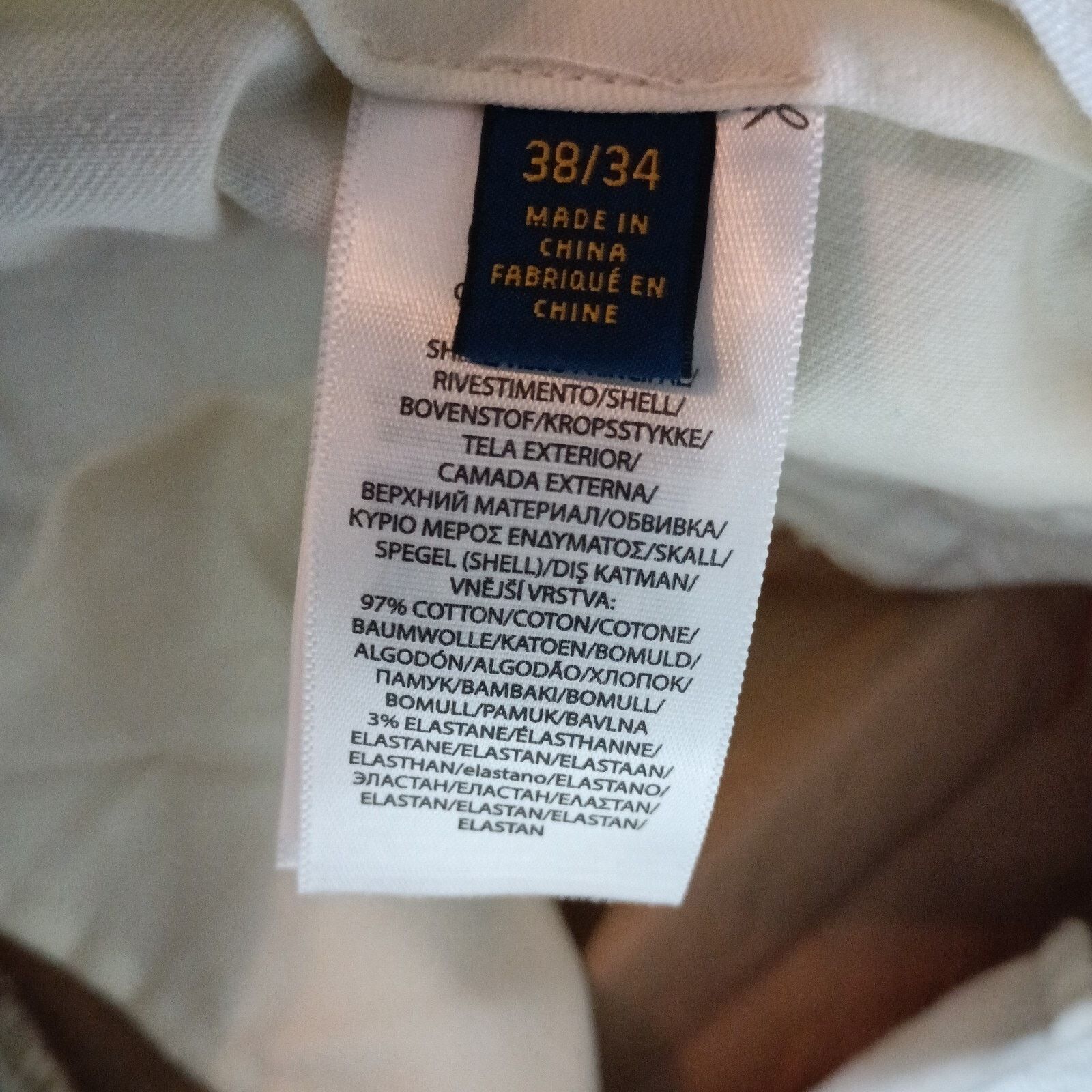 Polo Ralph Lauren Polo Ralph Lauren Chino Pants Men's 38x34 Stretch Tan Beige Size US 38 / EU 54 - 4 Thumbnail