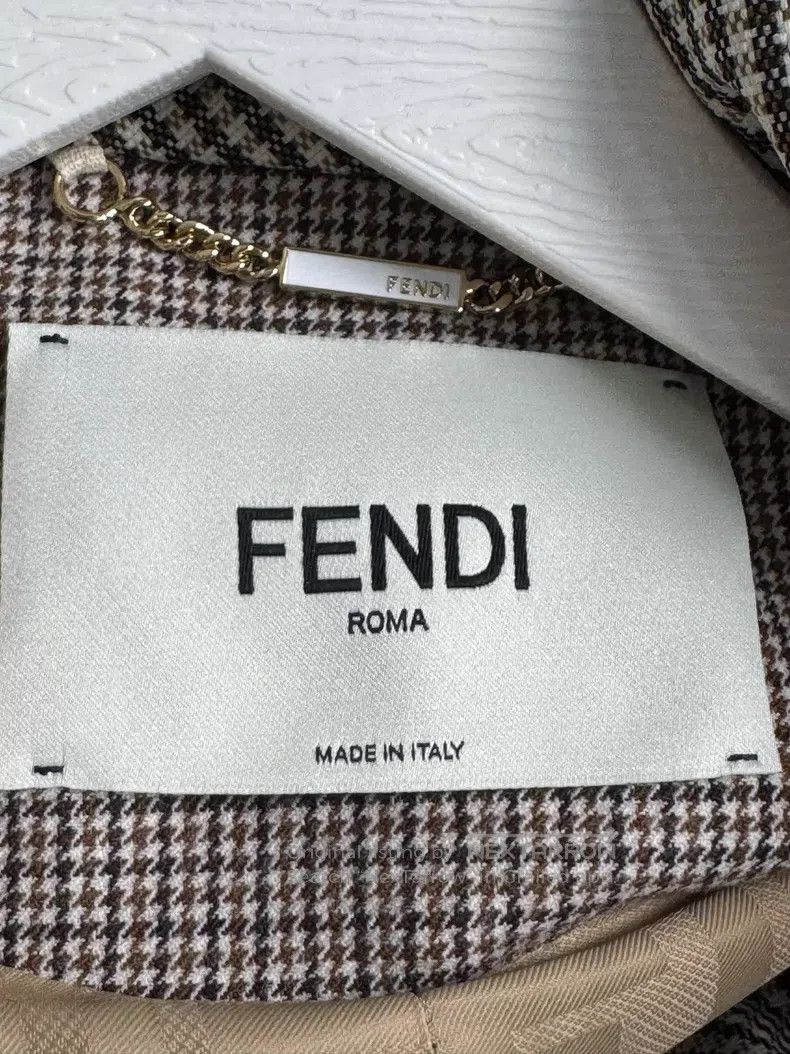 Fendi Fendi Plaid Jacket Size XXS / US 00 / IT 34 - 6 Thumbnail