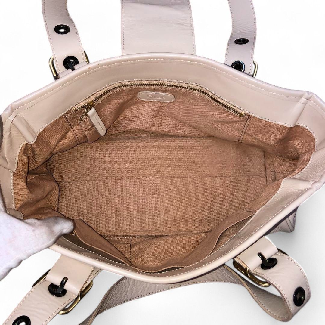 Chloe Chloé - Tote Handbag Leather Charm Party Formal Size ONE SIZE - 6 Thumbnail
