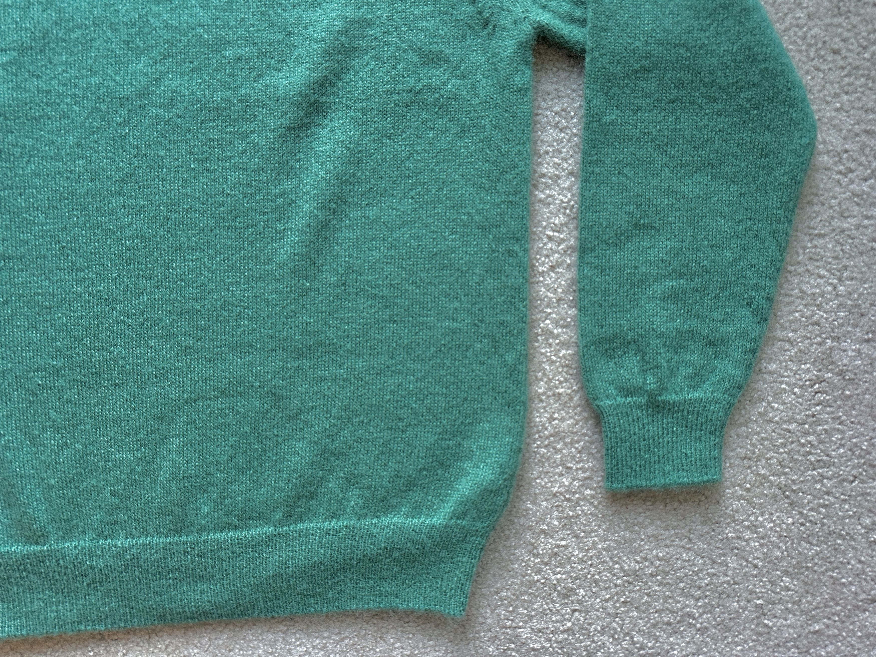 Batoner Batoner Pure 100% Mohair Teal Green Crewneck Wool Sweater Size US L / EU 52-54 / 3 - 2 Thumbnail