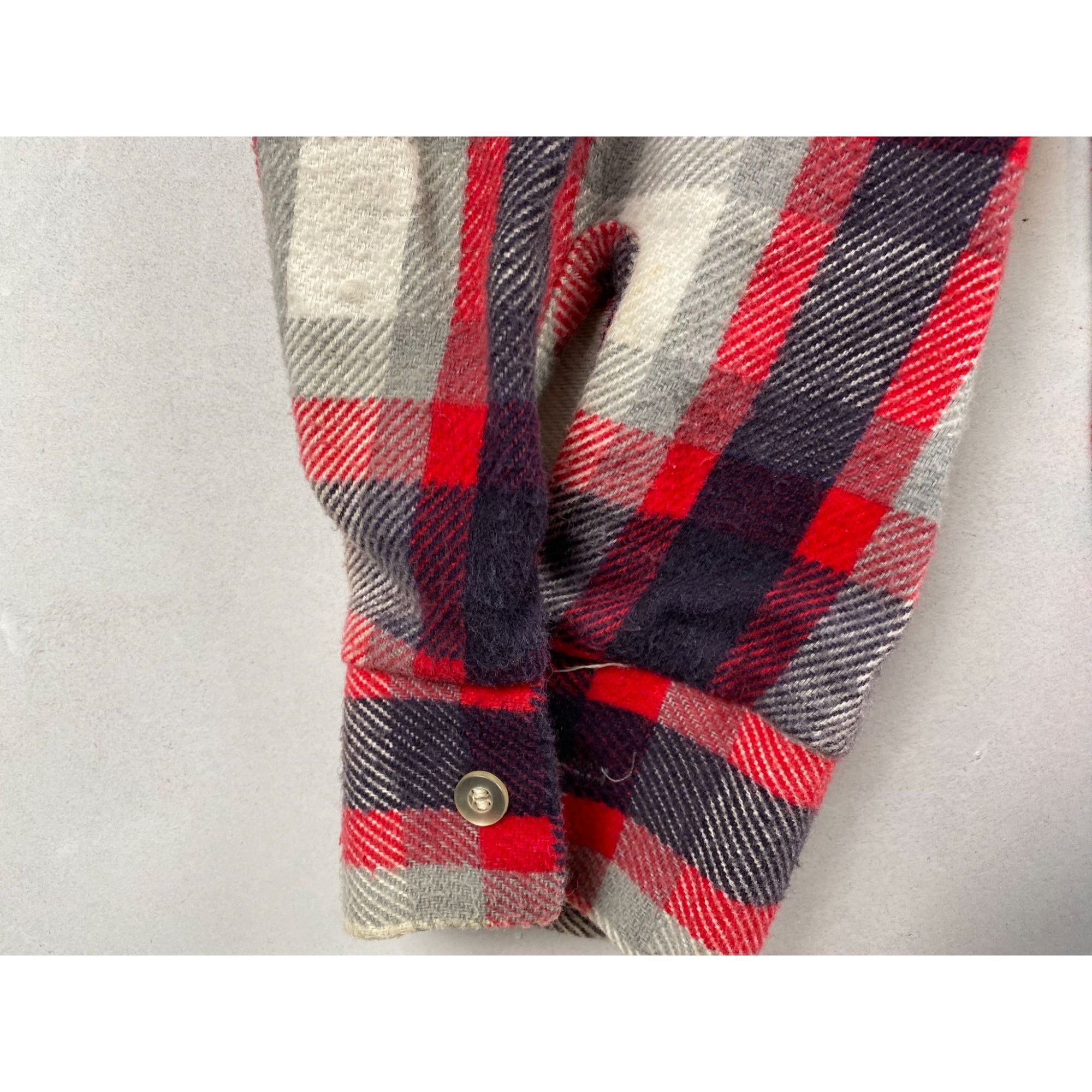 Vintage Prest-Rite Men's Flannel Shacket XL Plaid 100% Cotton Vintag Size US XL / EU 56 / 4 - 6 Thumbnail