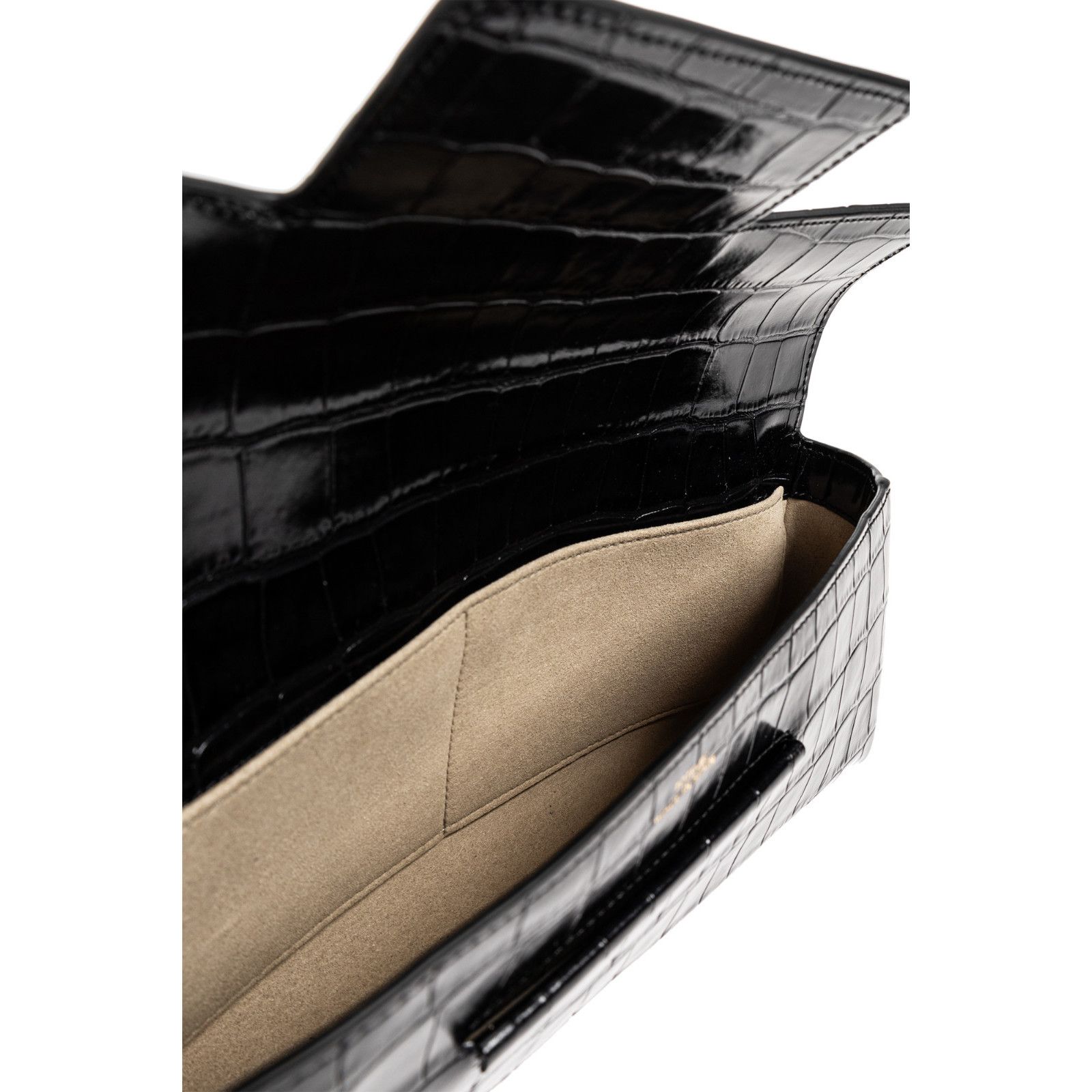 Toteme TOTEME Black Embossed Leather Clutch New Size ONE SIZE - 4 Thumbnail