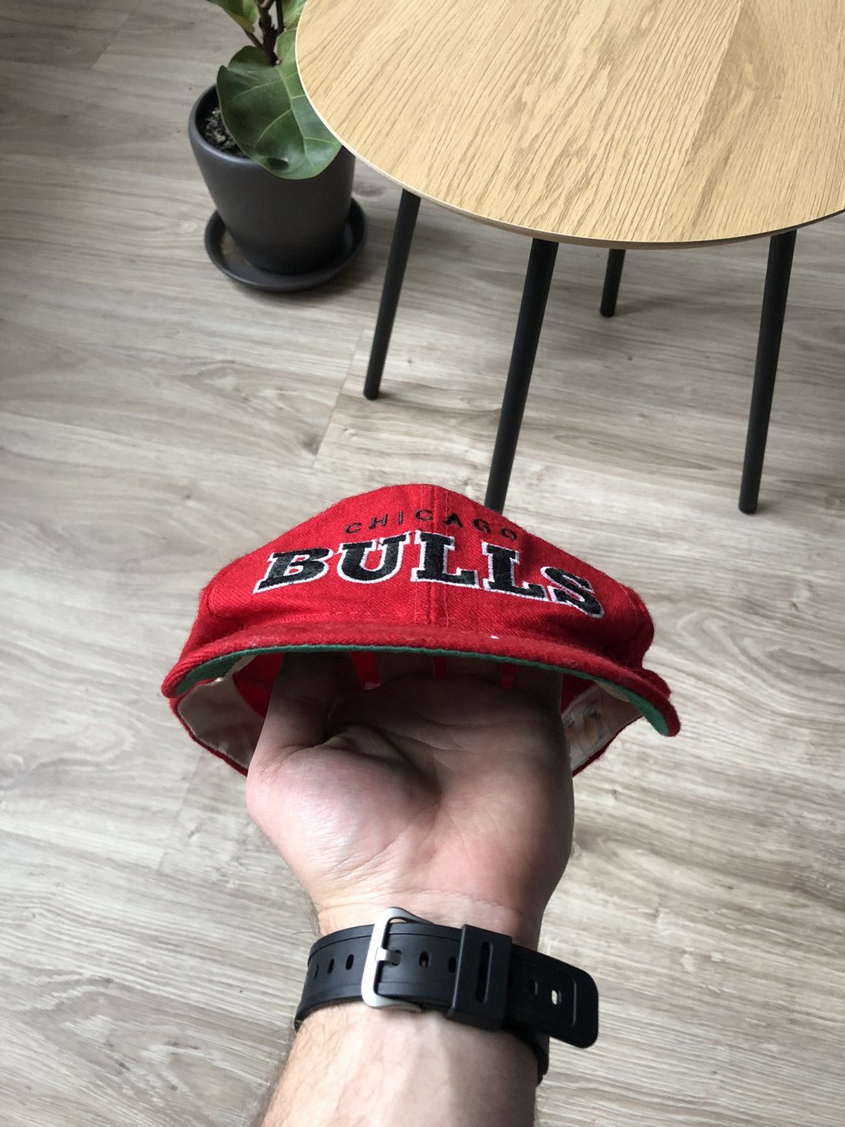 NBA × Starter × Vintage Vintage Starter Chicago Bulls NBA Cap Size ONE SIZE - 7 Thumbnail