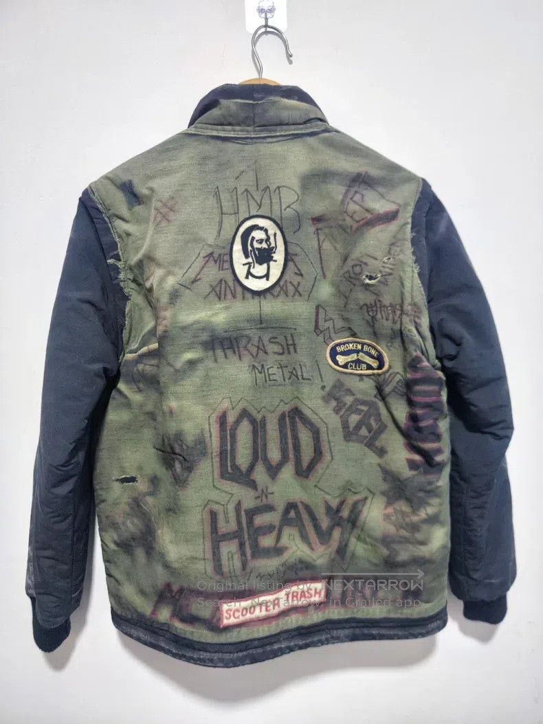 Neighborhood Neighborhood Biker Jacket Cotton Filled Jacket Size US L / EU 52-54 / 3 - 2 Thumbnail
