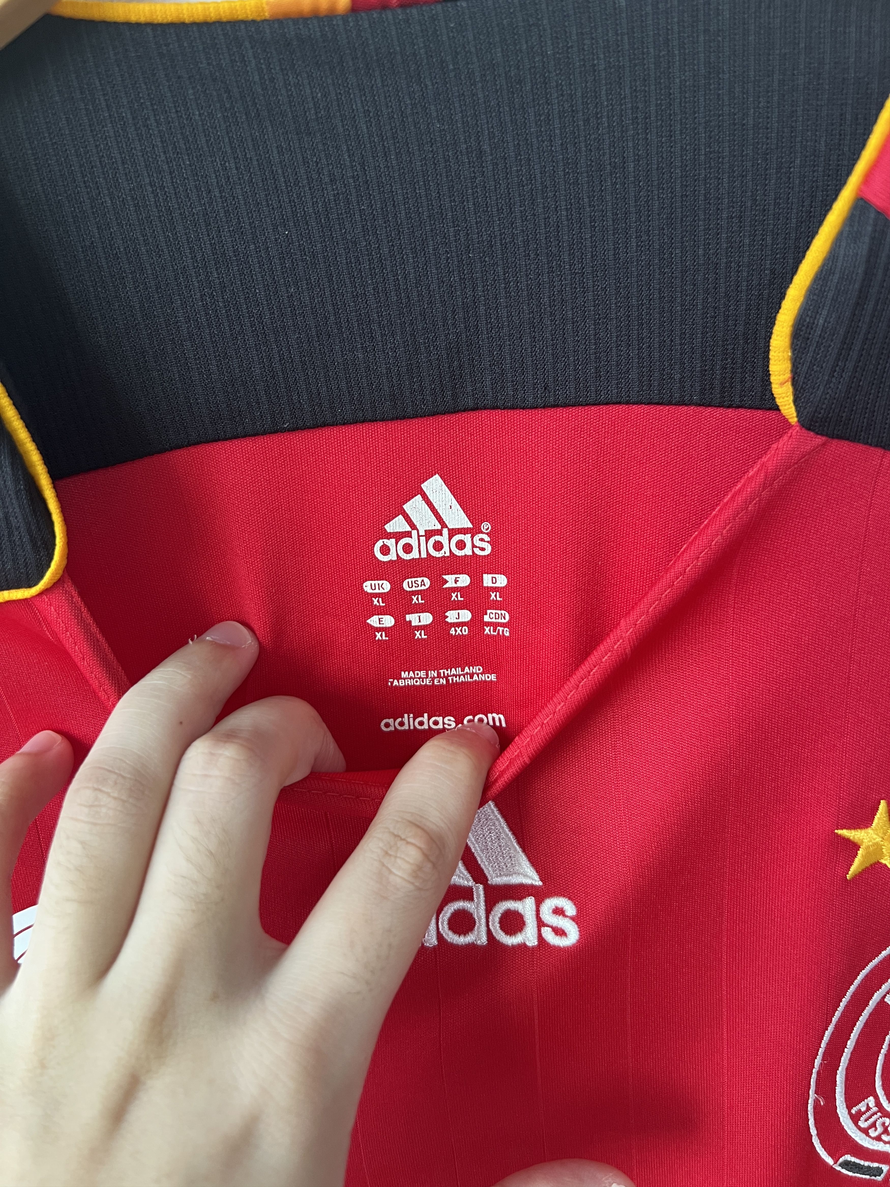 Adidas (XL) Germany 2005-07 Away Kit Ballack #13 Size US XL / EU 56 / 4 - 3 Thumbnail