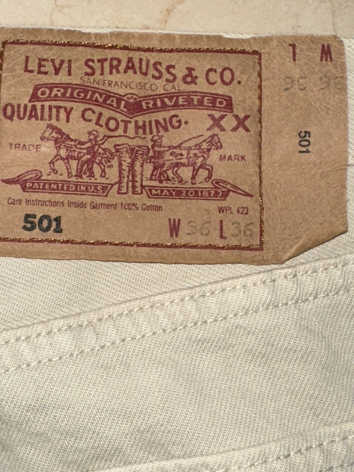 Levi's Vintage Clothing Levis 501 x vintage Size US 36 / EU 52 - 6 Thumbnail
