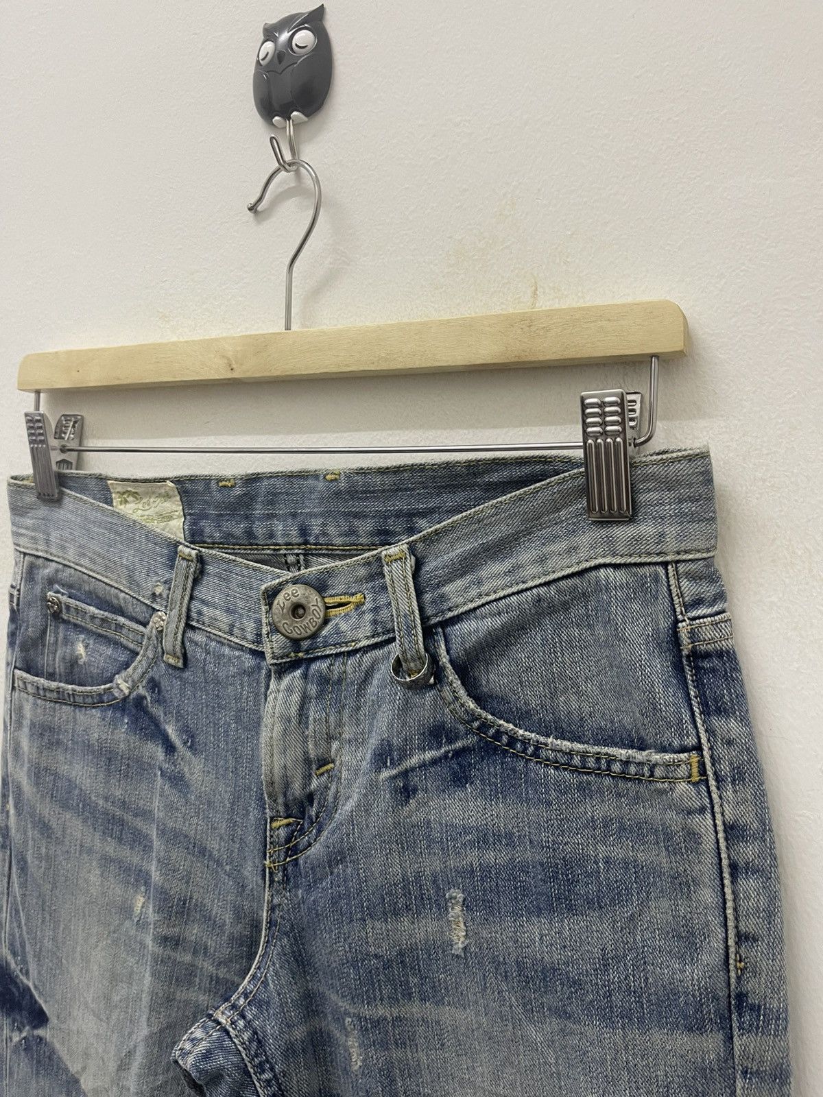Lee Rare Vintage LEE COWBOY Made in Japan Distressed Thrashed Size US 28 / EU 44 - 6 Thumbnail