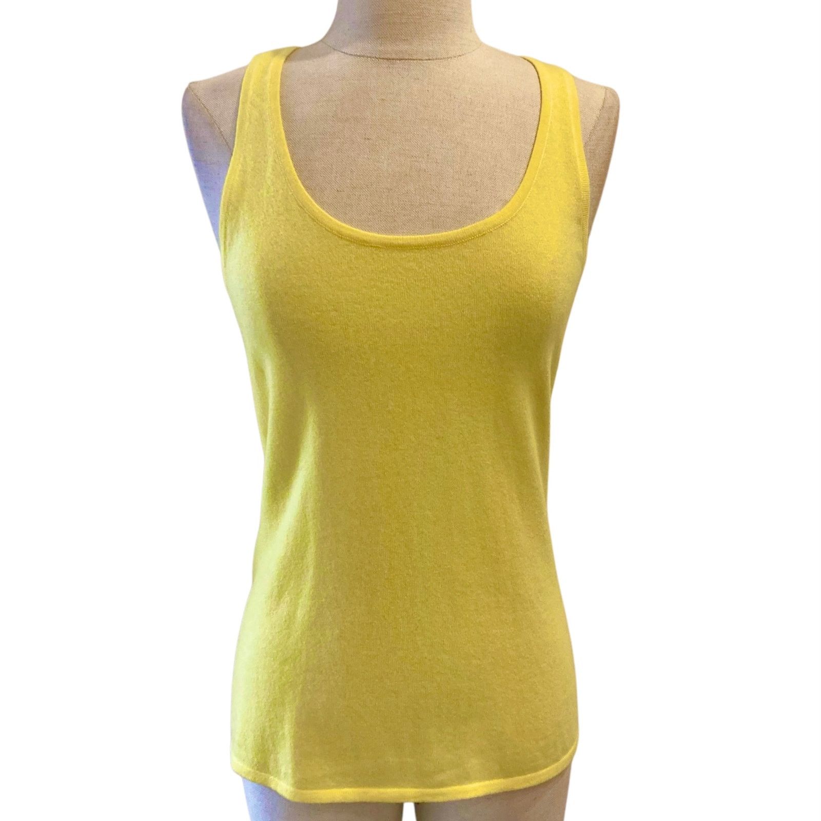 Ralph Lauren Black Label Ralph Lauren cashmere tank top Black Label medium yellow Size M / US 6-8 / IT 42-44 - 1 Thumbnail