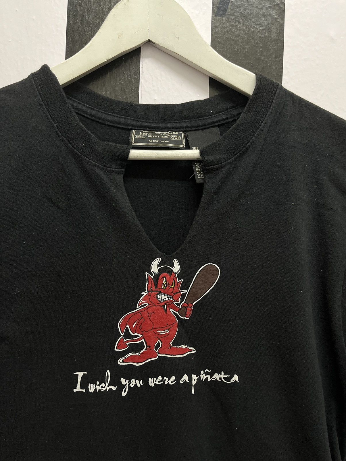 Vintage Vintage I WISH YOU WERE A PIÑATA Devil tee Size US M / EU 48-50 / 2 - 2 Thumbnail