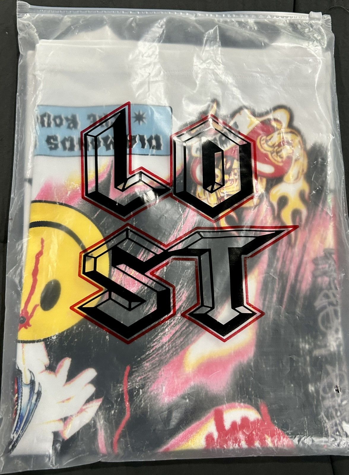 LOST INTRICACY Lost Intricacy “Front Page Mag” Graphic Tee White “Large” Size US L / EU 52-54 / 3 - 16 Thumbnail