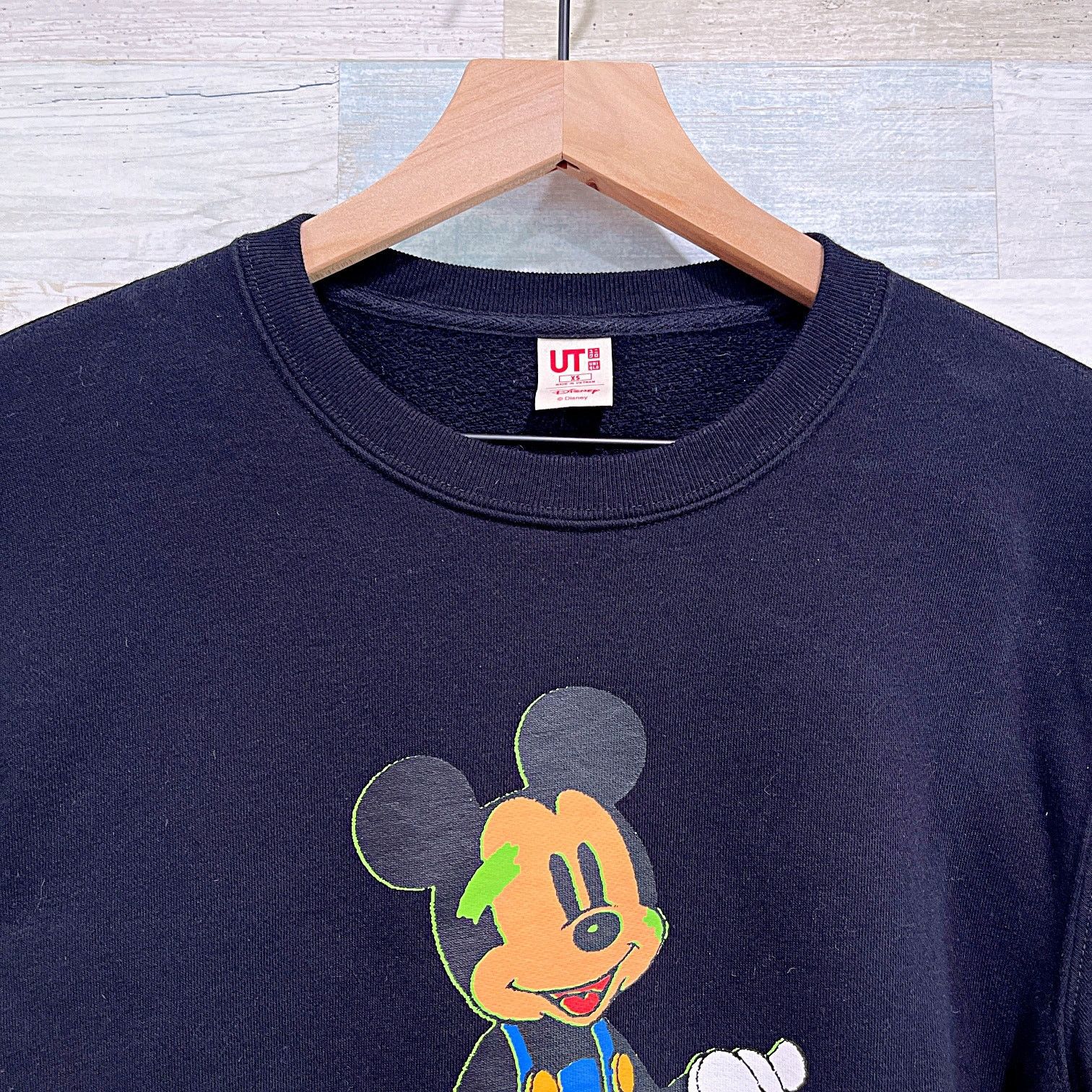 Uniqlo UNIQLO Mickey Mouse Painter Graphic Sweatshirt Black Disney Size XS / US 0-2 / IT 36-38 - 2 Thumbnail