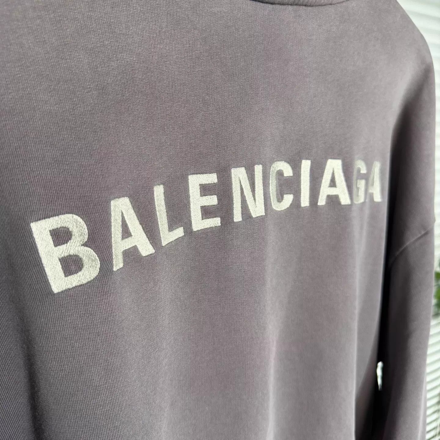 Balenciaga Balenciaga Purple Distressed Logo Hoodie S 99 New Size US S / EU 44-46 / 1 - 5 Thumbnail