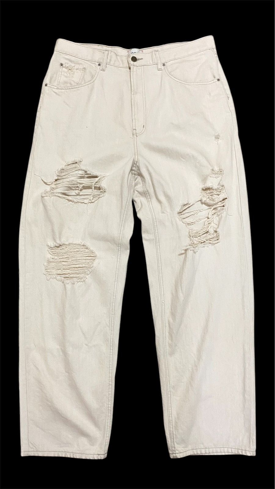 Bdg BDG High Rise Baggy Jeans with Distressed Denim Size US 38 / EU 54 - 1 Thumbnail
