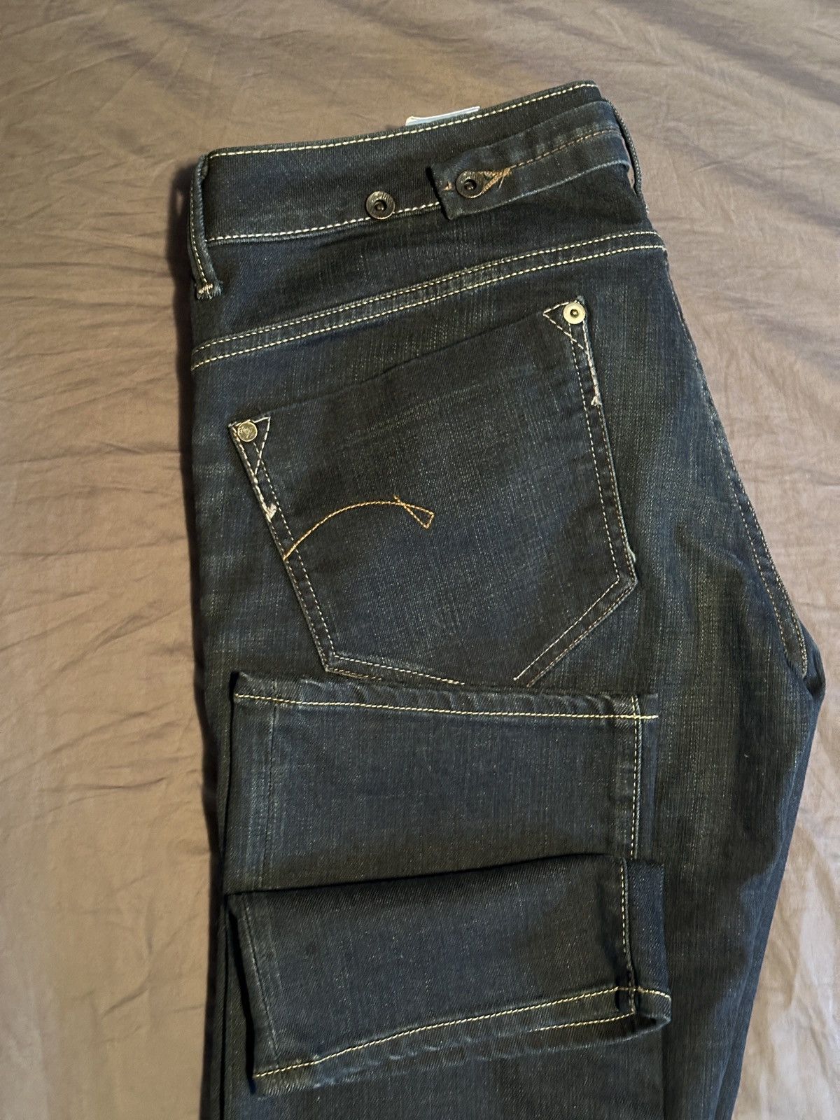 G-Star G Star Midge Straight Women Jeans Size 33" - 3 Thumbnail
