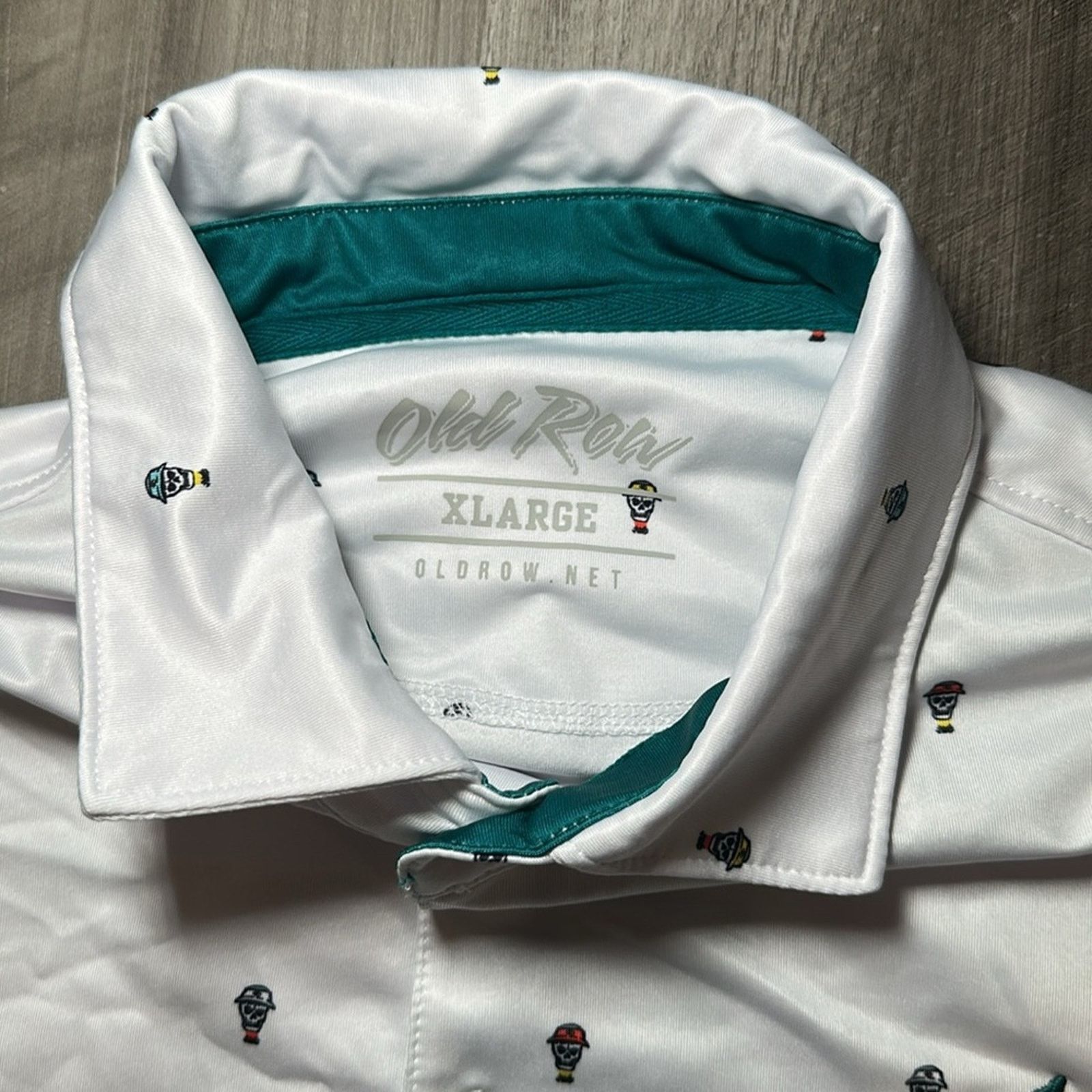 Other Old Row Skull Print Golf Polo - XL Size US XL / EU 56 / 4 - 6 Thumbnail