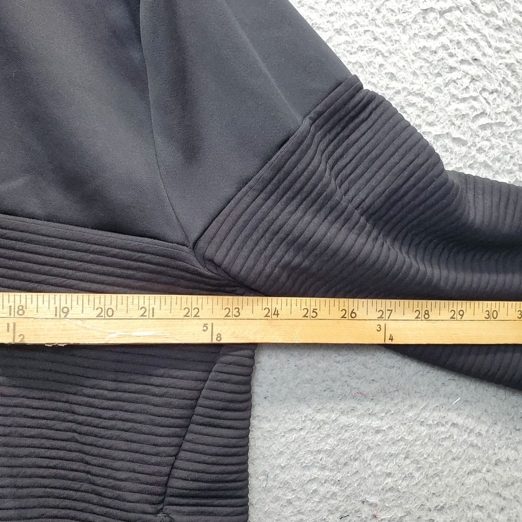 Vintage MSX By Michael Strahan Hoodie Mens XL Black Fleece Lined Ribbed Quarter Zip Size US XL / EU 56 / 4 - 4 Thumbnail