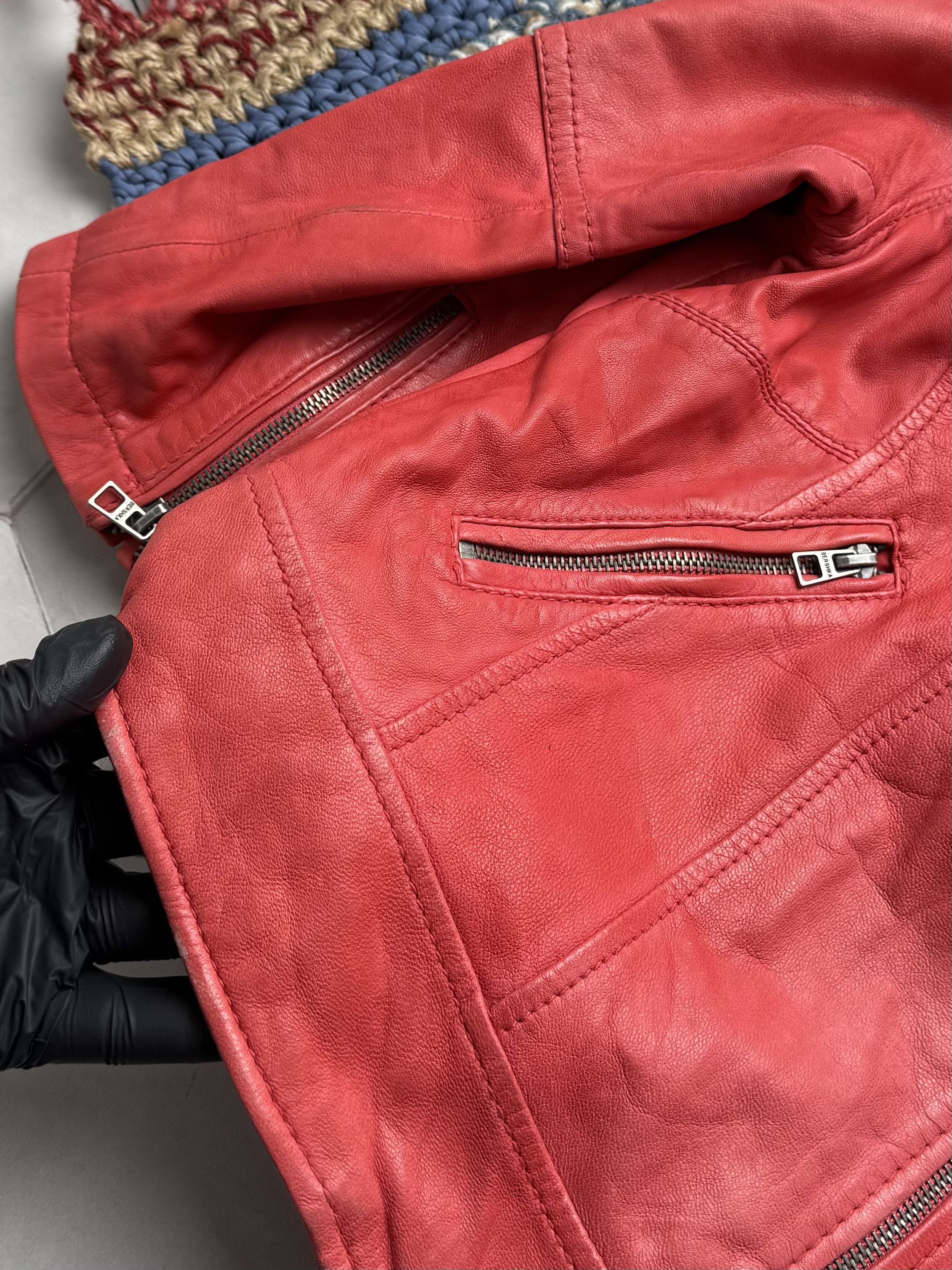 Vintage Vintage Leather Cropped Jacket (E4) Size XS / US 0-2 / IT 36-38 - 4 Thumbnail