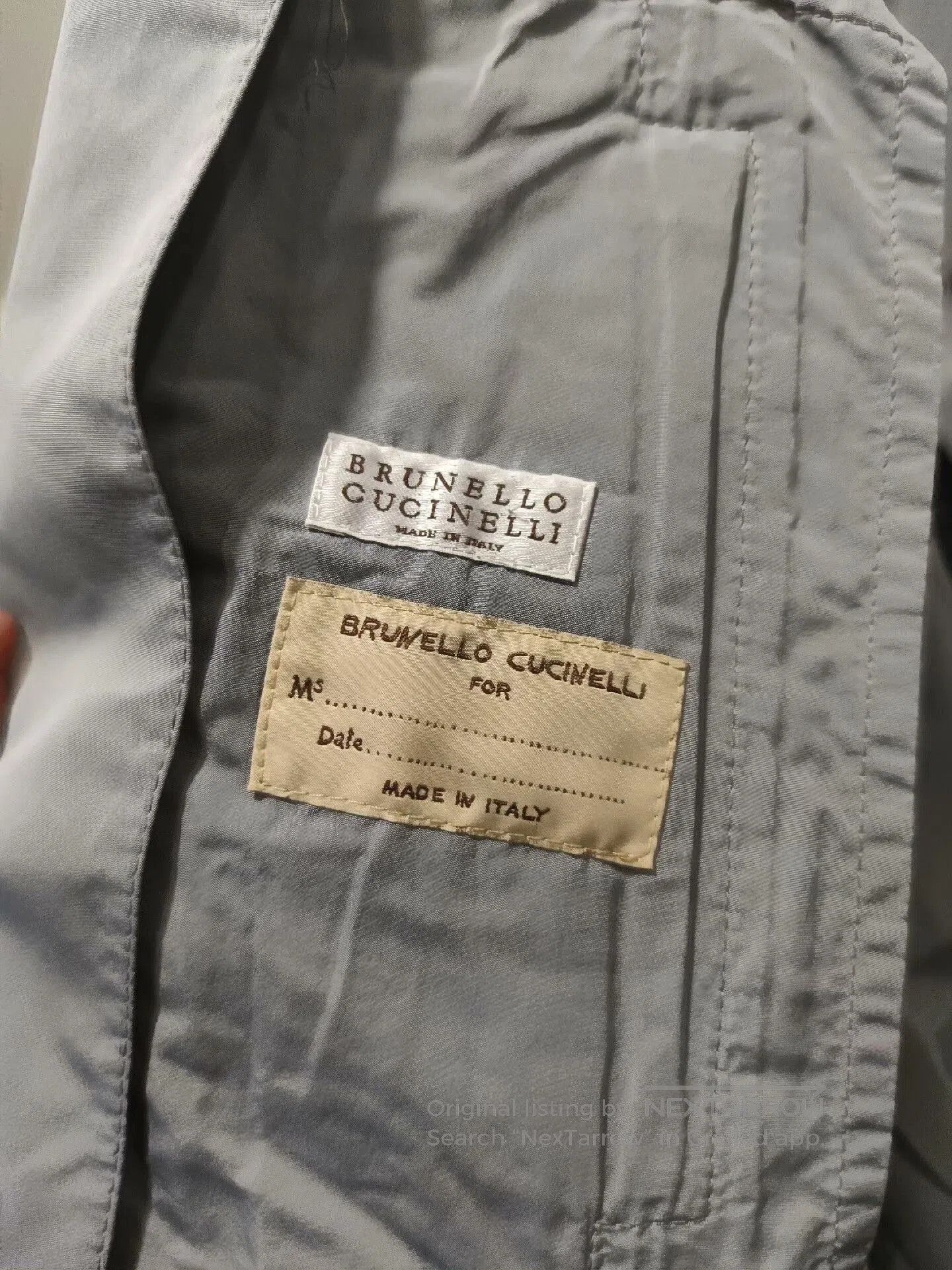 Brunello Cucinelli Brunello Cucinelli Embellished Short Jacket. Size US M / EU 48-50 / 2 - 2 Thumbnail