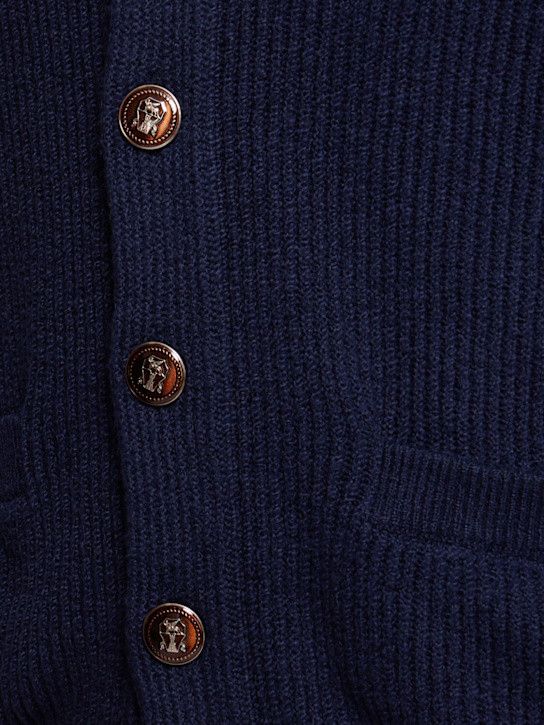 Brunello Cucinelli o1y0526 Cardigan in Midnight Blue Size US XXL / EU 58 / 5 - 4 Thumbnail