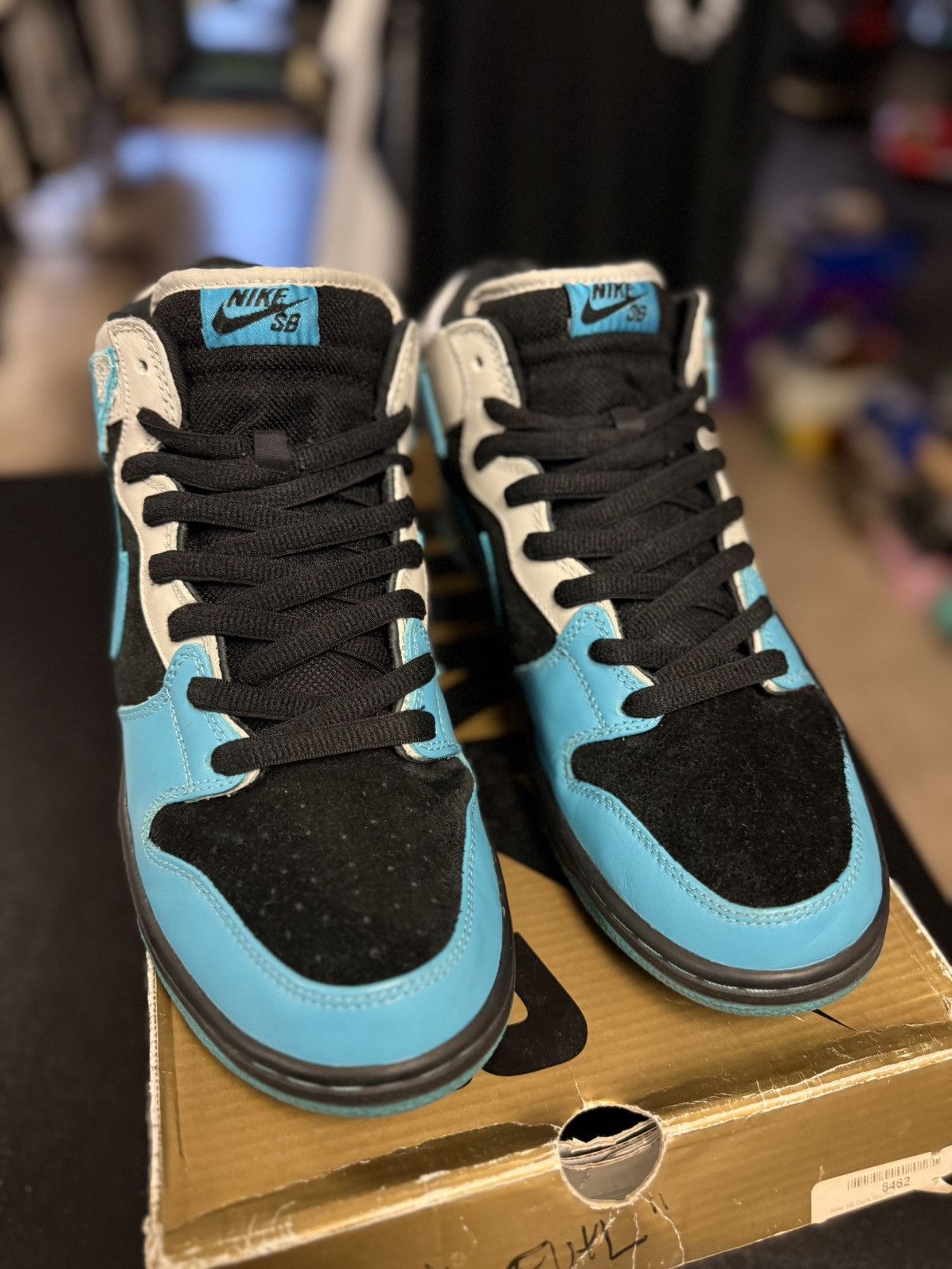Nike Nike SB Mid Dunk 2008 RARE Aqua Fuel Blue Size 11 Size US 11 / EU 44 - 6 Thumbnail