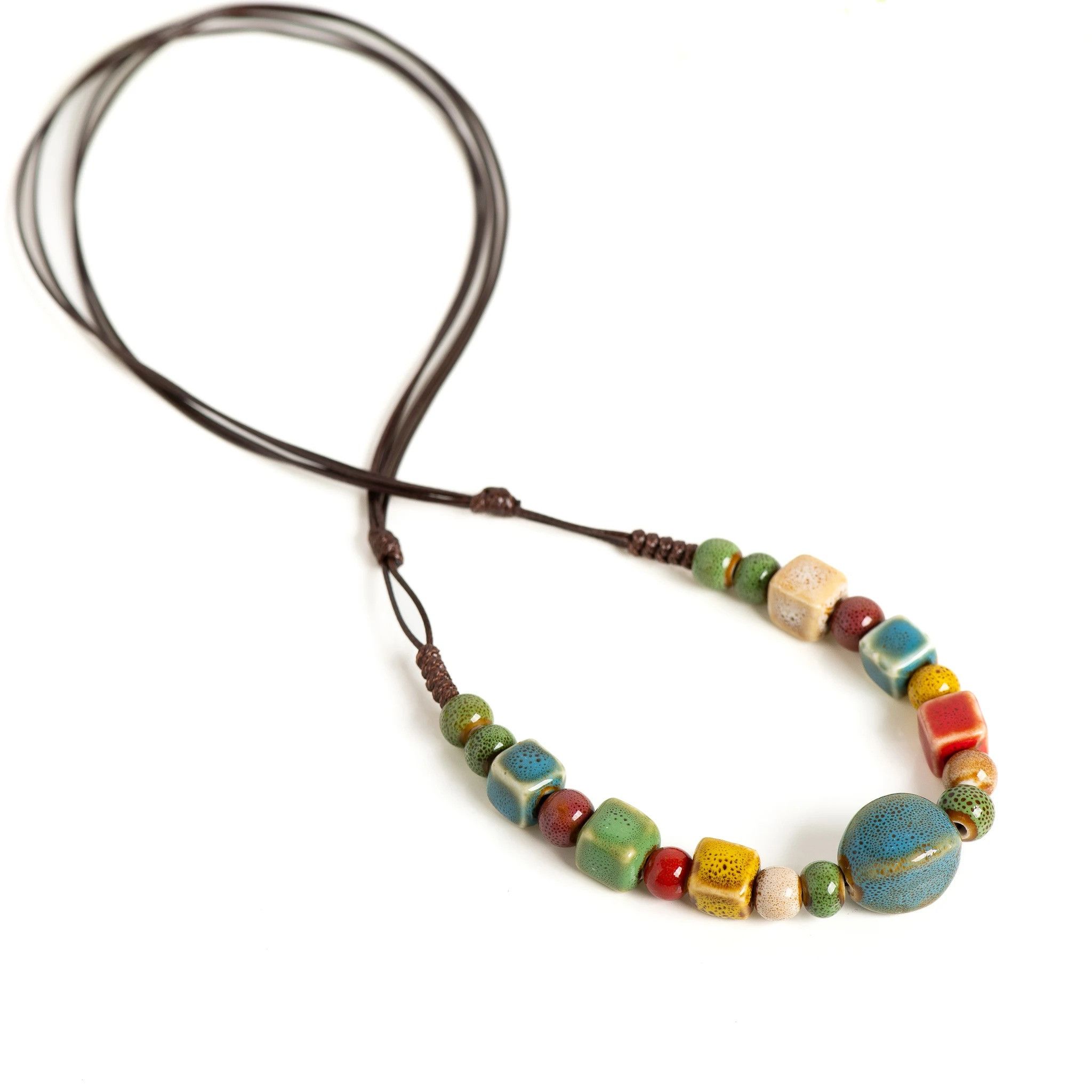 Handmade Boho Pendant Necklace Handmade Jewelry Gift For Her Size ONE SIZE - 3 Thumbnail