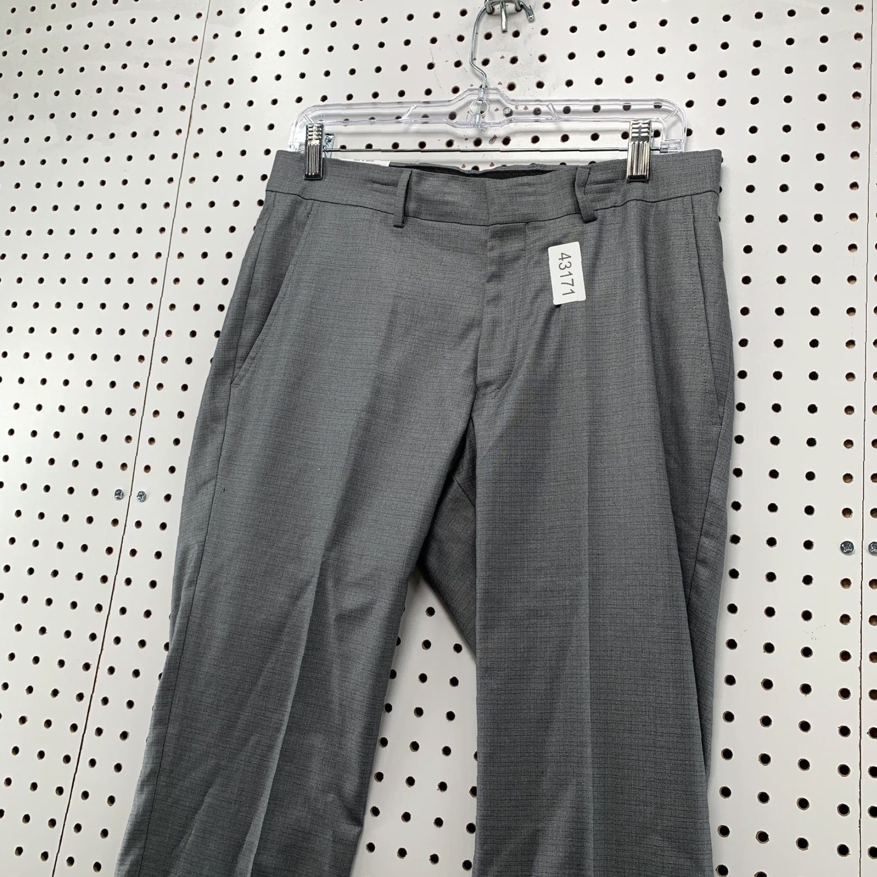 Kenneth Cole NEW Kenneth Cole Dress Pants Mens Size 30x30 Gray Flex Trouser Modern Fit Size US 30 / EU 46 - 4 Thumbnail