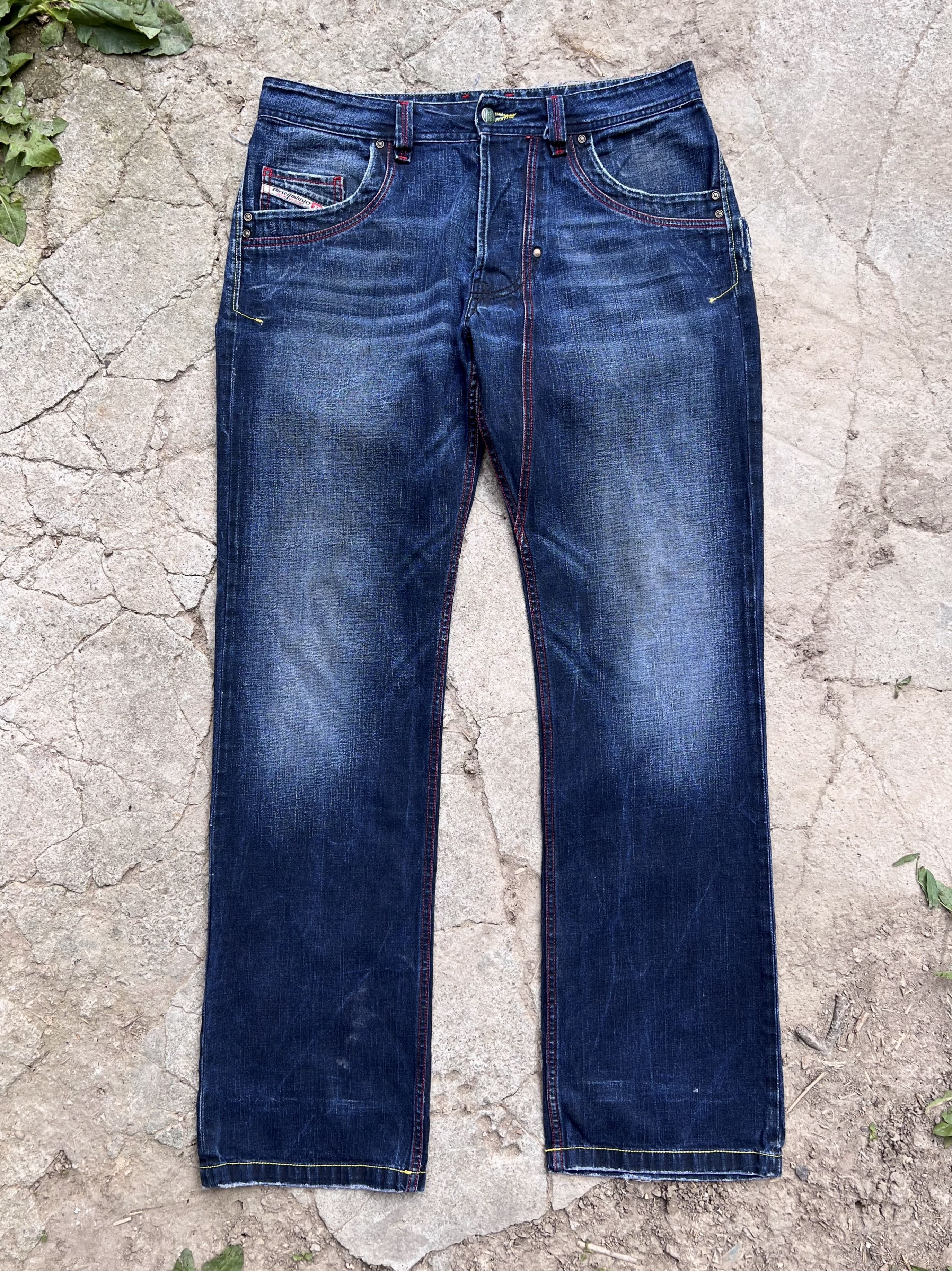 Diesel Y2K Vintage Diesel Flared Baggy Distressed Denim Jeans Size US 34 / EU 50 - 9 Thumbnail