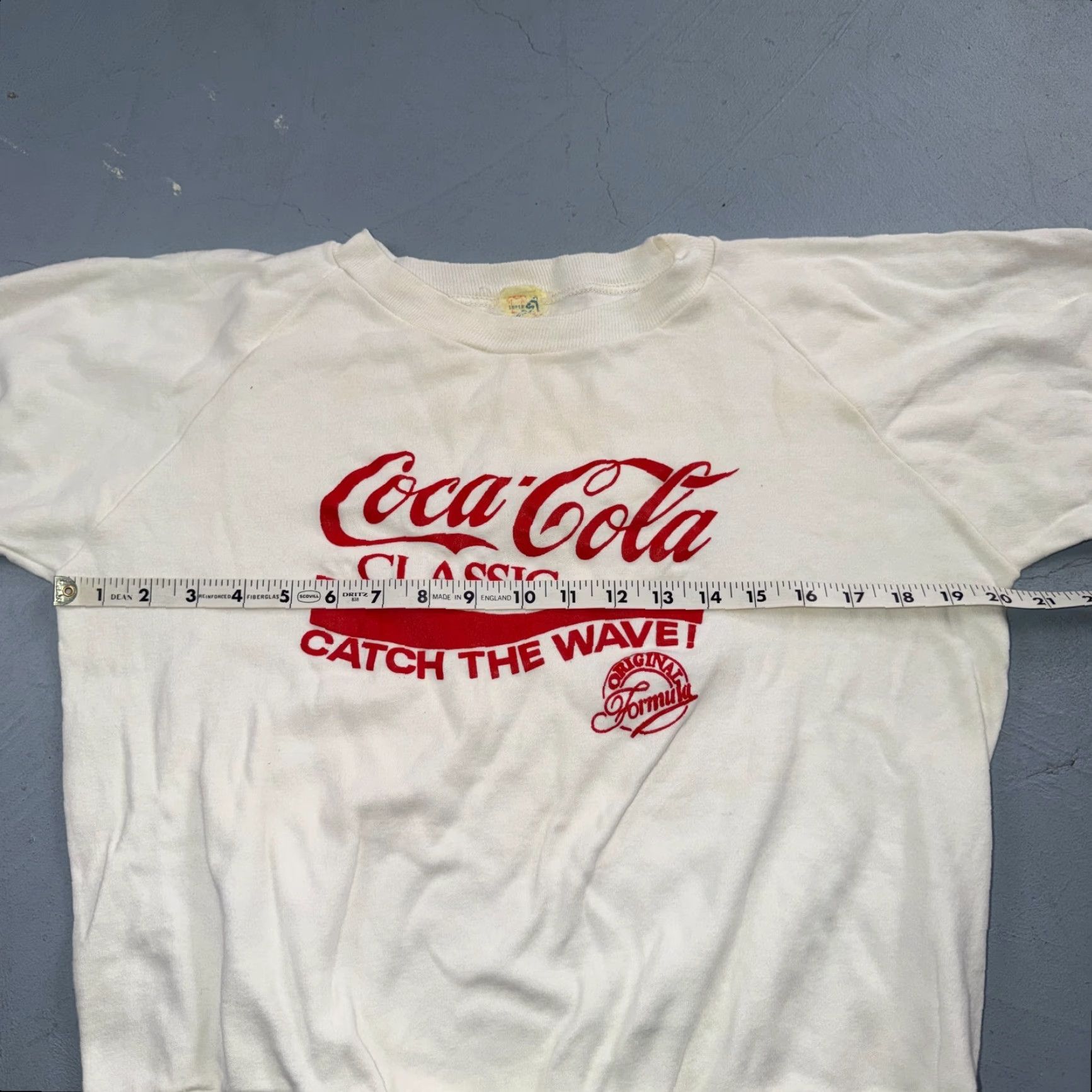 Vintage VINTAGE Coca-Cola Sweatshirt Crewneck Men L White 80s USA Graphic Print Pullover Size US L / EU 52-54 / 3 - 5 Thumbnail