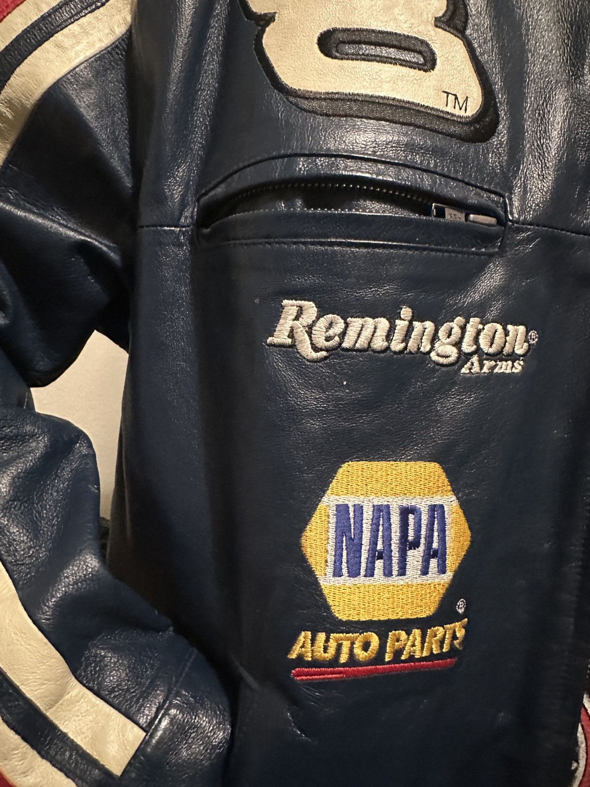 Genuine Leather Vintage Genuine Leather Racing Jacket Size US M / EU 48-50 / 2 - 2 Thumbnail