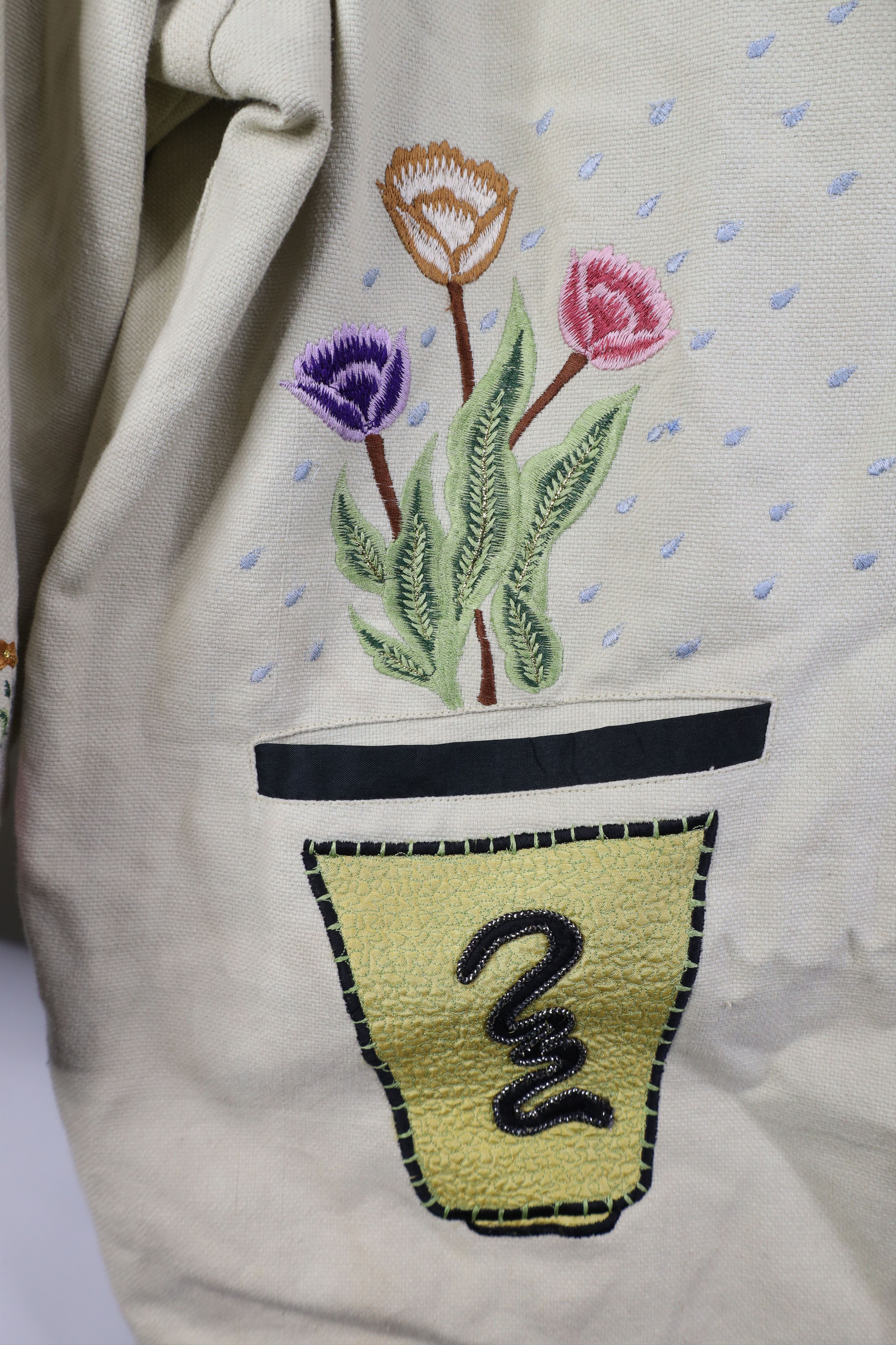 Vintage Vintage 90s Streetwear Flower Garden Suit Blazer Jacket Size XL / US 12-14 / IT 48-50 - 6 Thumbnail