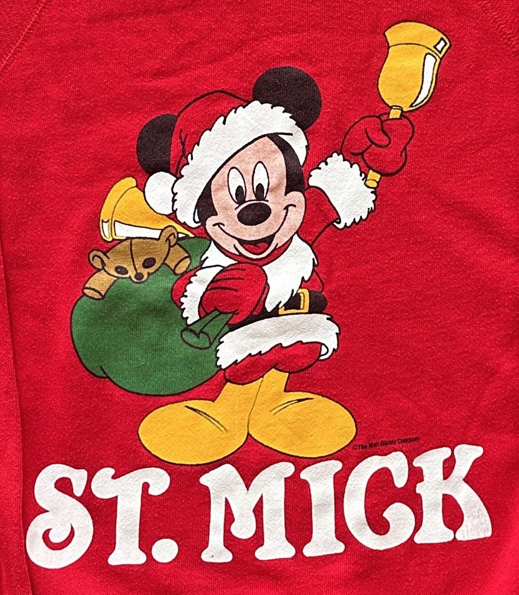 Mickey Mouse 80’s Vintage Mickey Mouse “St. Mick” Sweatshirt – Artex –USA Size US L / EU 52-54 / 3 - 2 Thumbnail