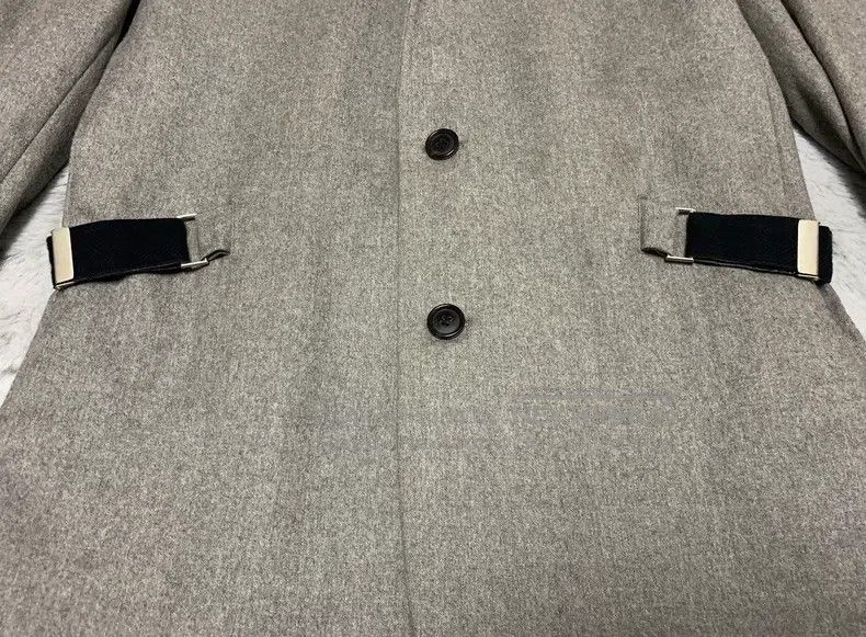 Dior Dior Gray Notched Lapel Belt Buckle Suit i Size US M / EU 48-50 / 2 - 6 Thumbnail
