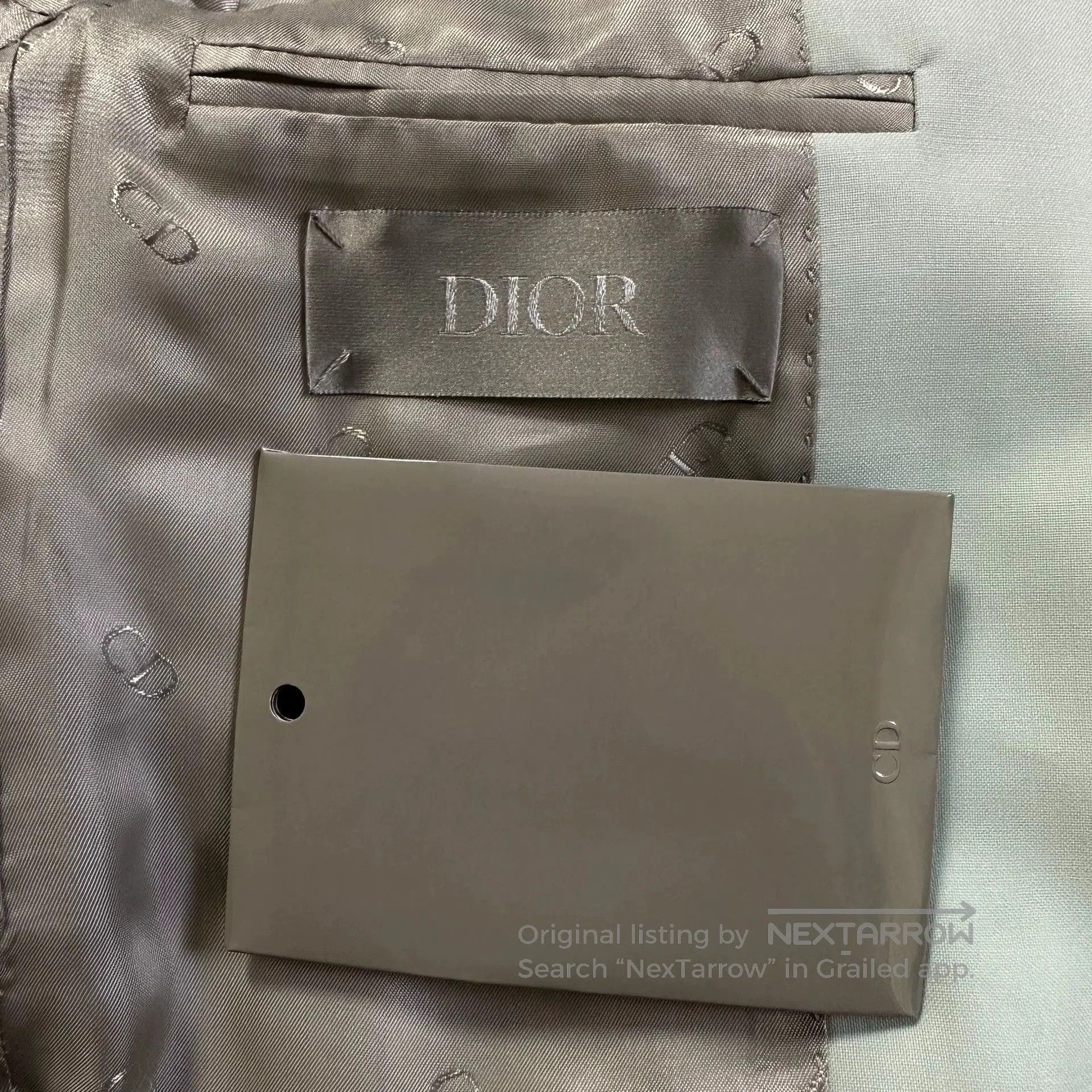 Dior Dior Man Light Blue Wool Suit Jacket. Size US M / EU 48-50 / 2 - 3 Thumbnail