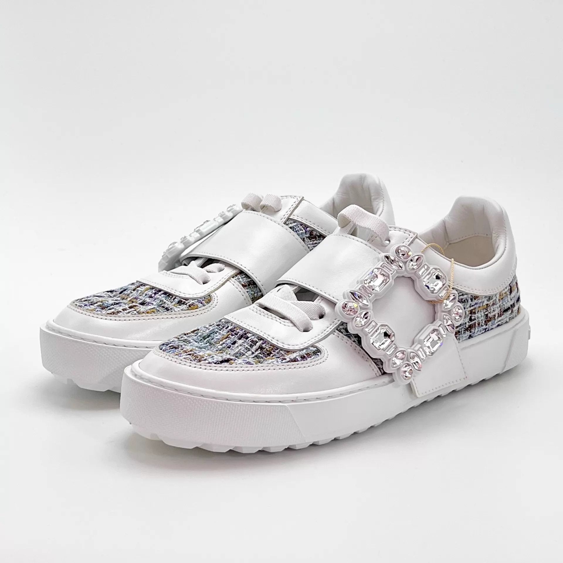Roger Vivier RV tweed 39 sneaker authenticity card Size US 8.5 / IT 38.5 - 5 Thumbnail