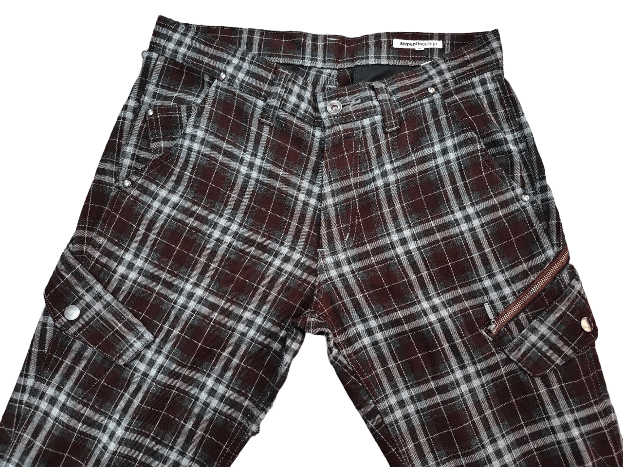semanticdesign Semantic Design Checkered Pant Size US 31 - 4 Thumbnail