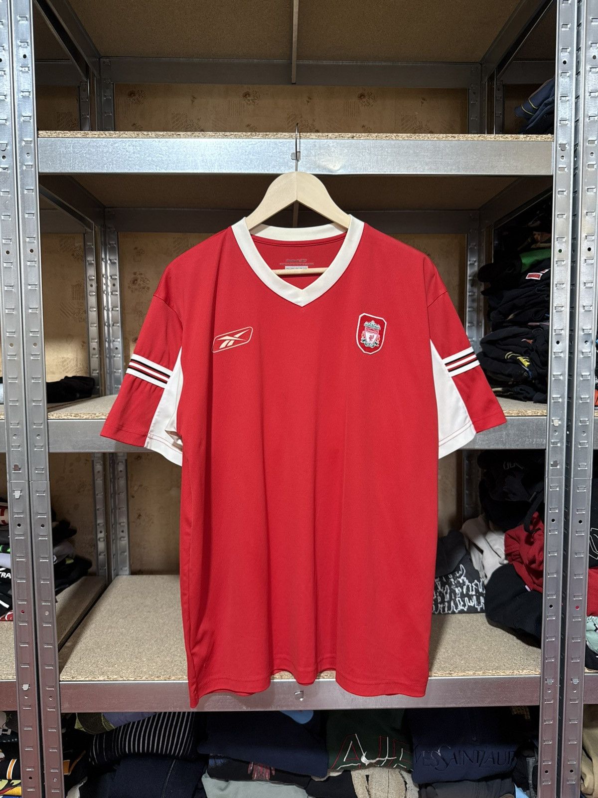 Reebok Vintage Reebok Liverpool 2005 2006 Training Soccer Jersey Size US XL / EU 56 / 4 - 1 Thumbnail