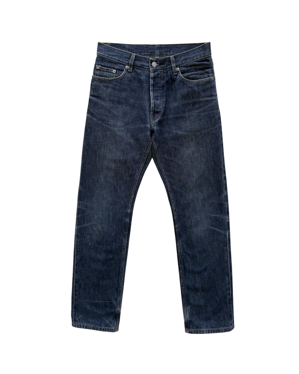 Helmut Lang VINTAGE 90s HELMUT LANG CLASSIC RAW DENIM Size US 30 / EU 46 - 1 Thumbnail