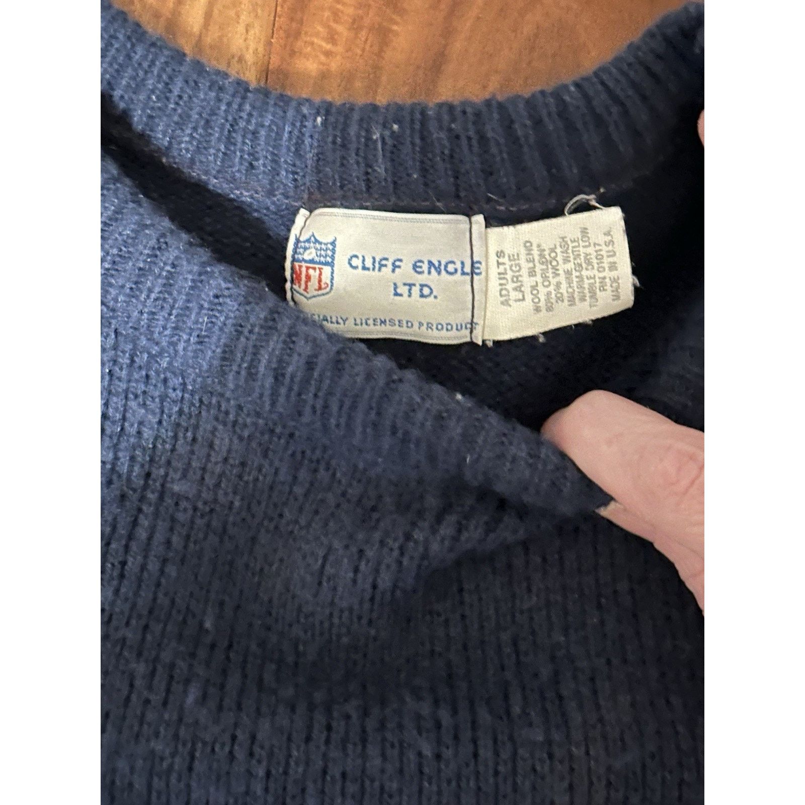 Vintage Vintage Cliff Engle NFL Chicago Bears Sweater Large Ditka Size US L / EU 52-54 / 3 - 6 Thumbnail