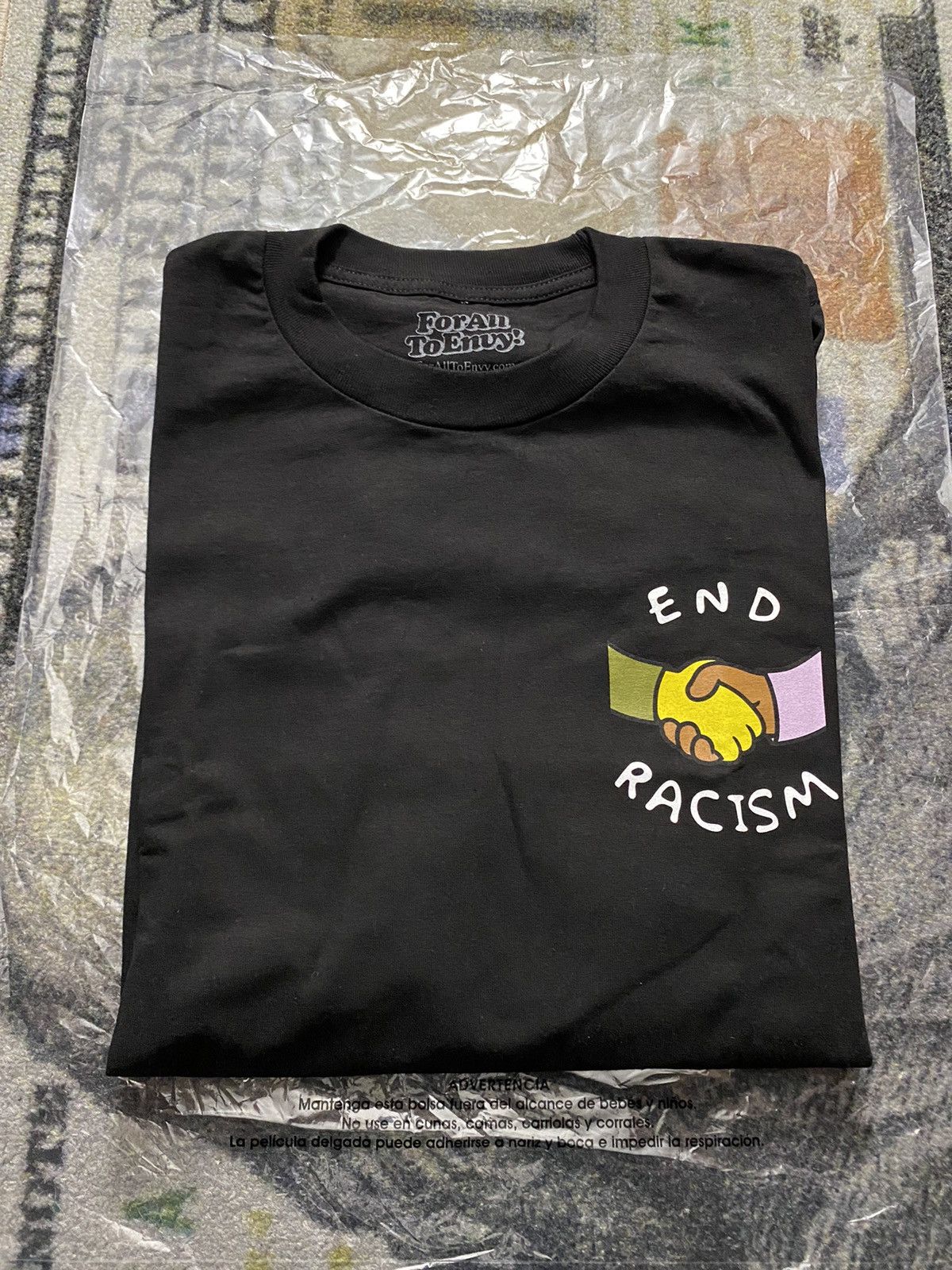 For All To Envy For All To Envy End Racism T Shirt Black Size US M / EU 48-50 / 2 - 2 Thumbnail