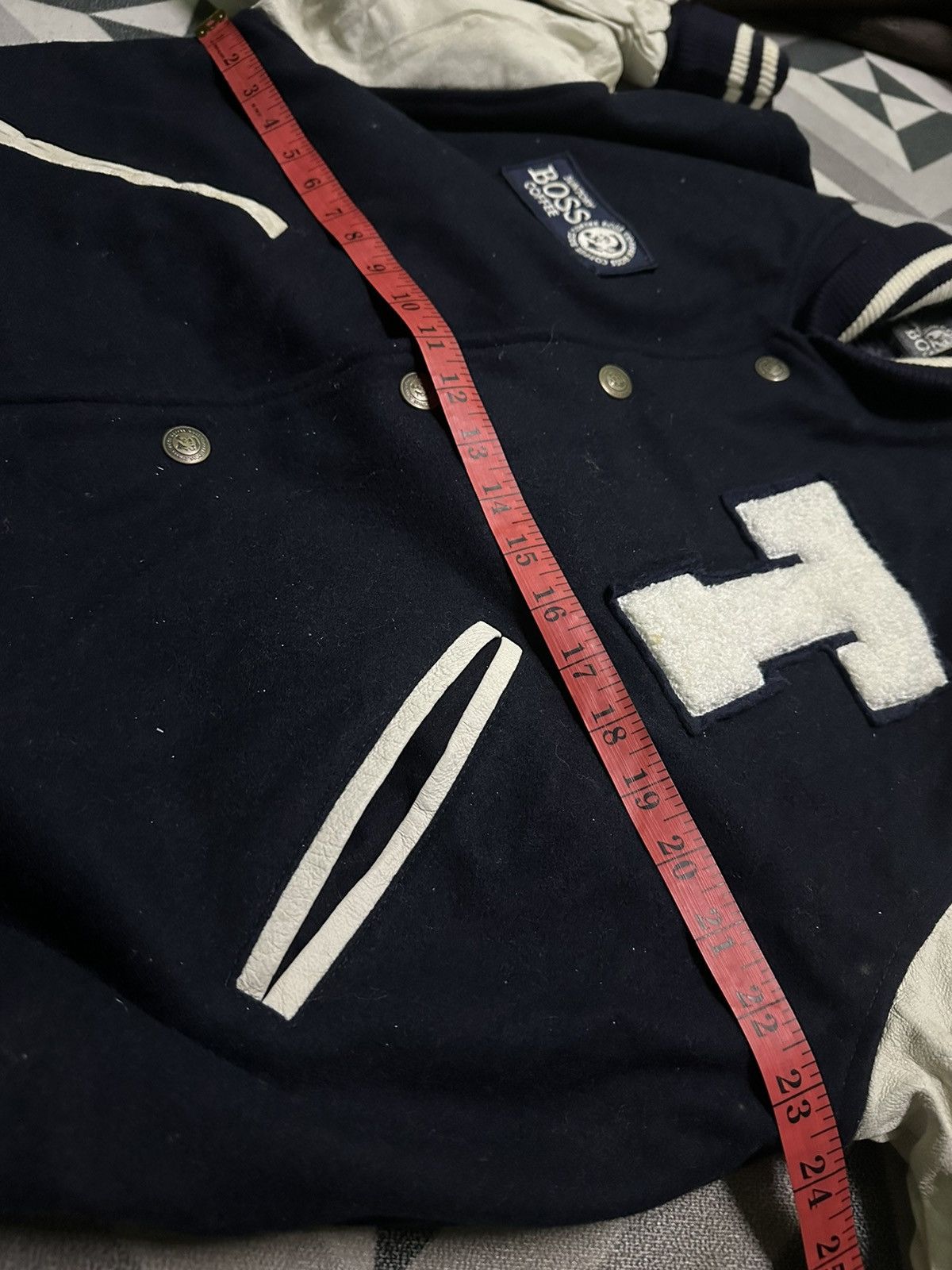 Japanese Brand Coffee boss varsity jacket Size US L / EU 52-54 / 3 - 8 Thumbnail