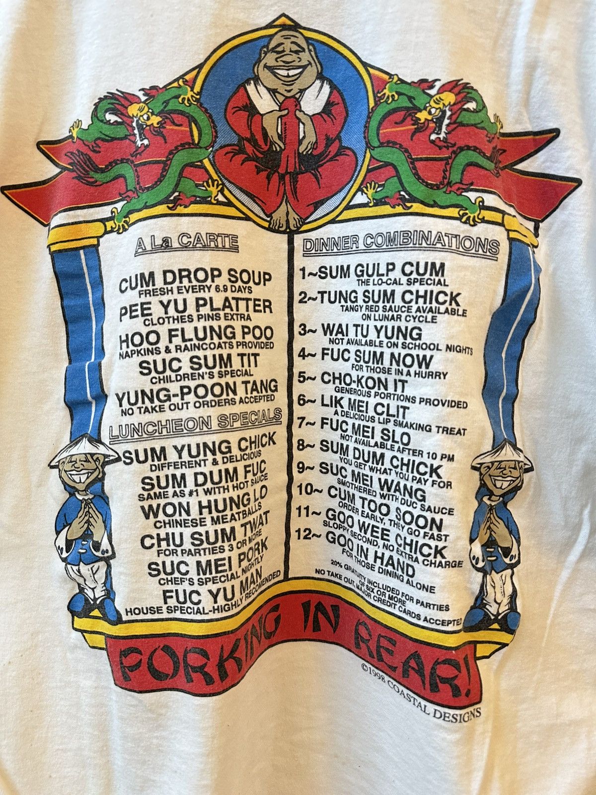 Vintage KONG DONGS SEX MENU VINTAGE T Size US XL / EU 56 / 4 - 1 Thumbnail