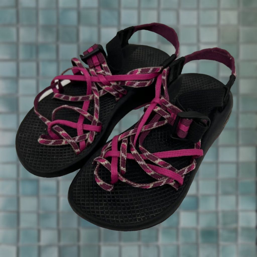 Chaco Chaco Classic EcoTread Sandals Size 5 W Pink Adjustable Strappy Outdoor Comfort Womens Size US 5 / IT 35 - 1 Thumbnail