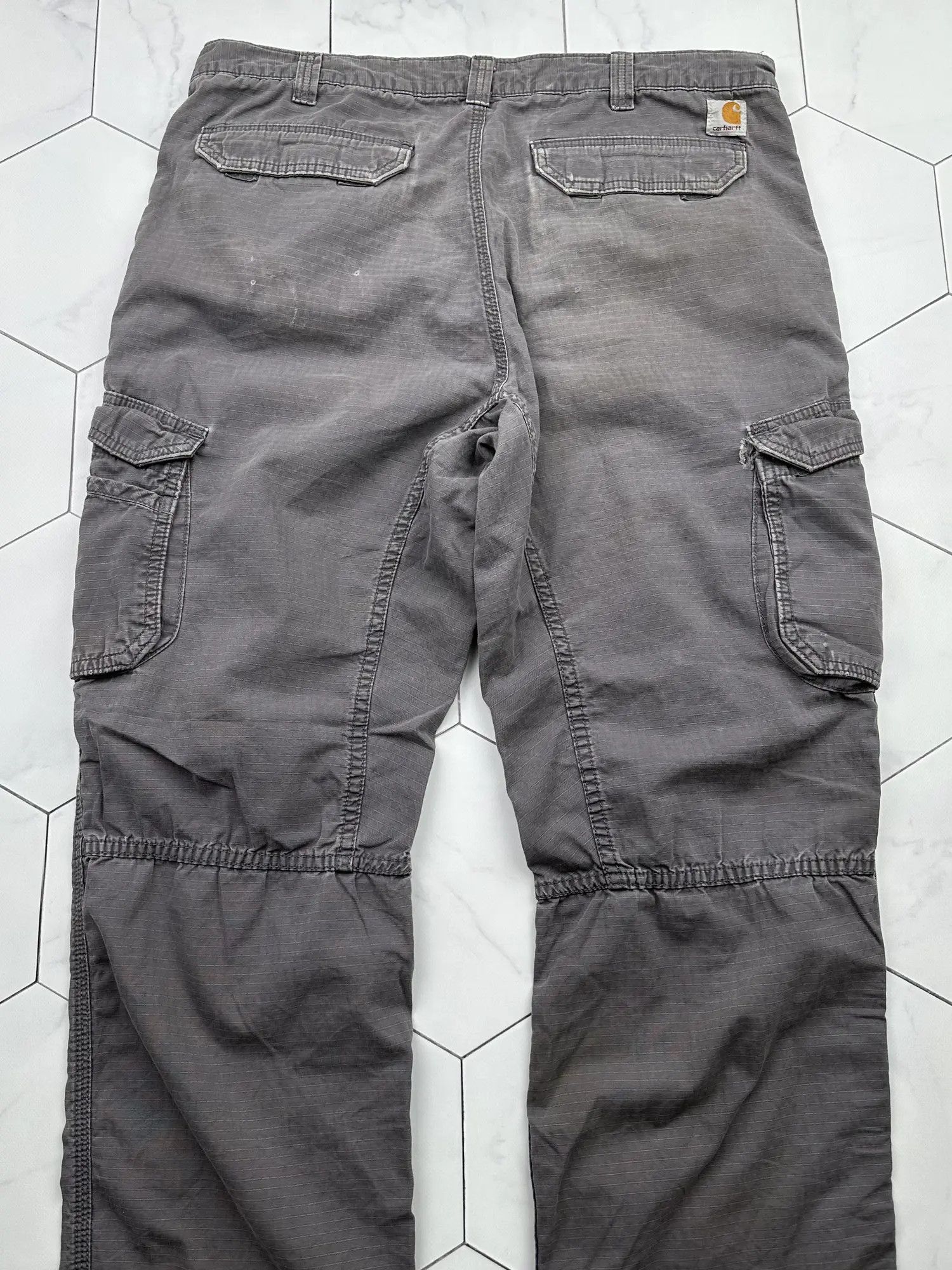 Carhartt Carhartt Thrashed Vintage Cargo Pants (B254) Size US 38 / EU 54 - 14 Thumbnail