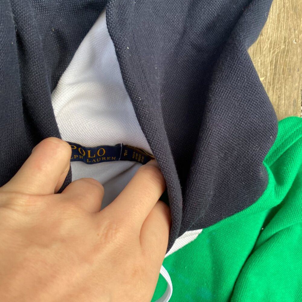 Polo Ralph Lauren Polo Ralph Lauren Blue Multi Colour Block Hoodie Sweater Sm Size US S / EU 44-46 / 1 - 6 Thumbnail