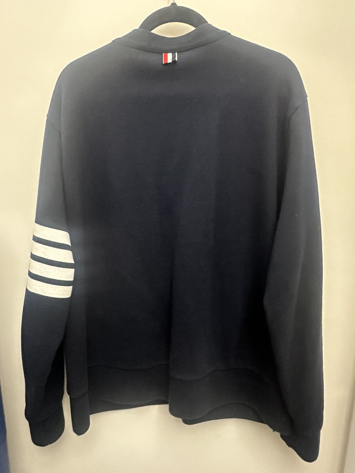 Thom Browne Thom Browne navy cotton cardigan sz 5 Size US XXL / EU 58 / 5 - 2 Thumbnail
