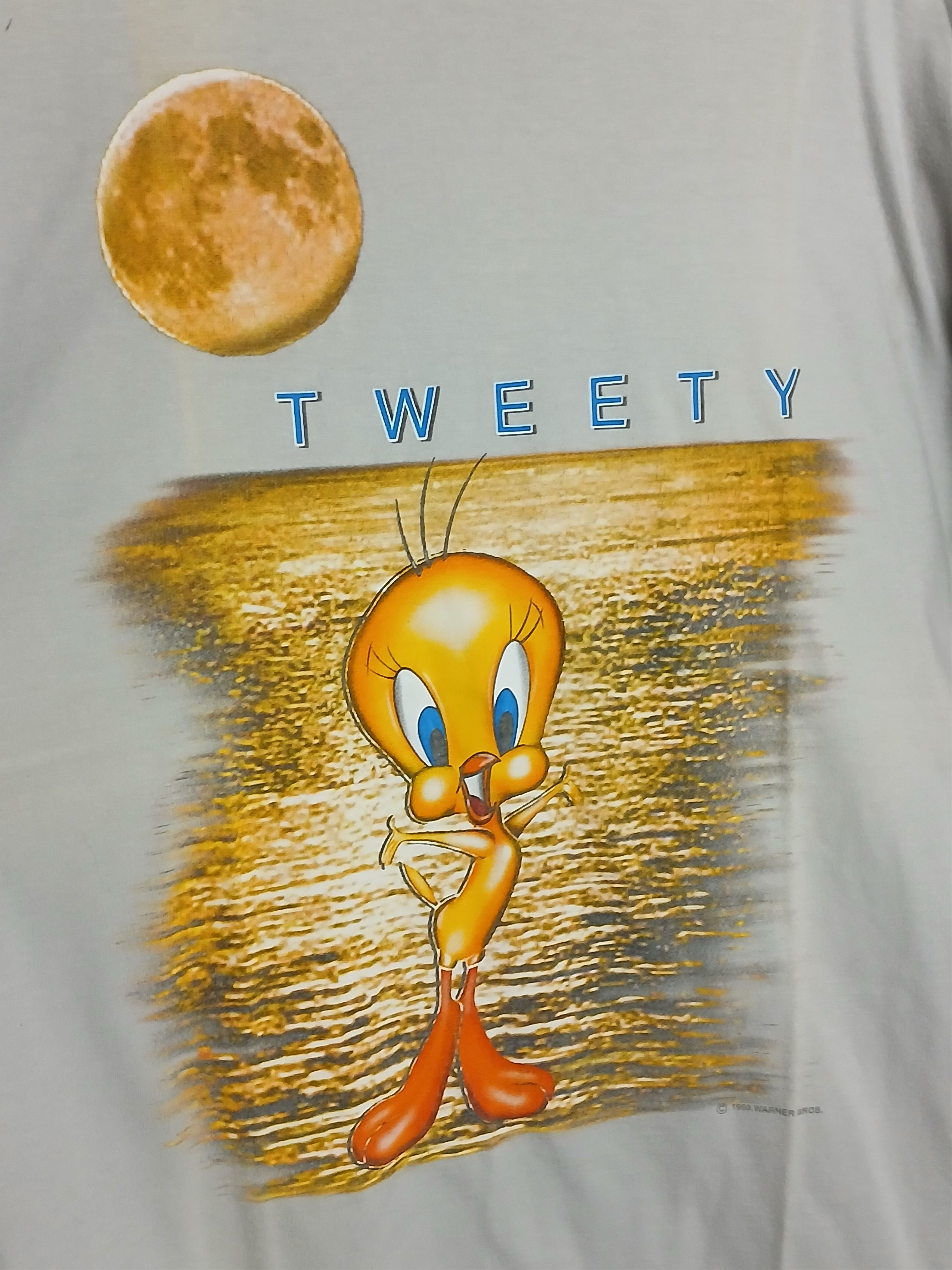 Cartoon Network × Vintage × Warner Bros Vintage 1999 Looney Tunes Tweety T-Shirt Size US L / EU 52-54 / 3 - 3 Thumbnail