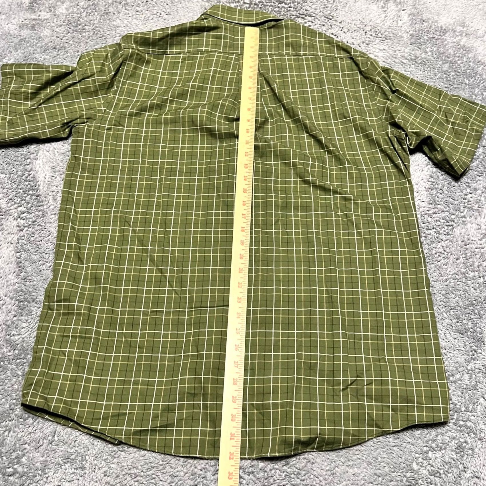 Vintage LL Bean Shirt Mens LT Green Plaid Wrinkle Resistant Short Sleeve Big & Tall Mens-LT Size US L / EU 52-54 / 3 - 6 Thumbnail