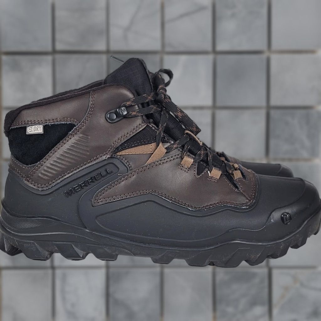 Merrell Merrell Overlook 6 Ice+ Waterproof Snow Boots Men 9.5 M Black/Brown Size US 9 / EU 42 - 1 Thumbnail