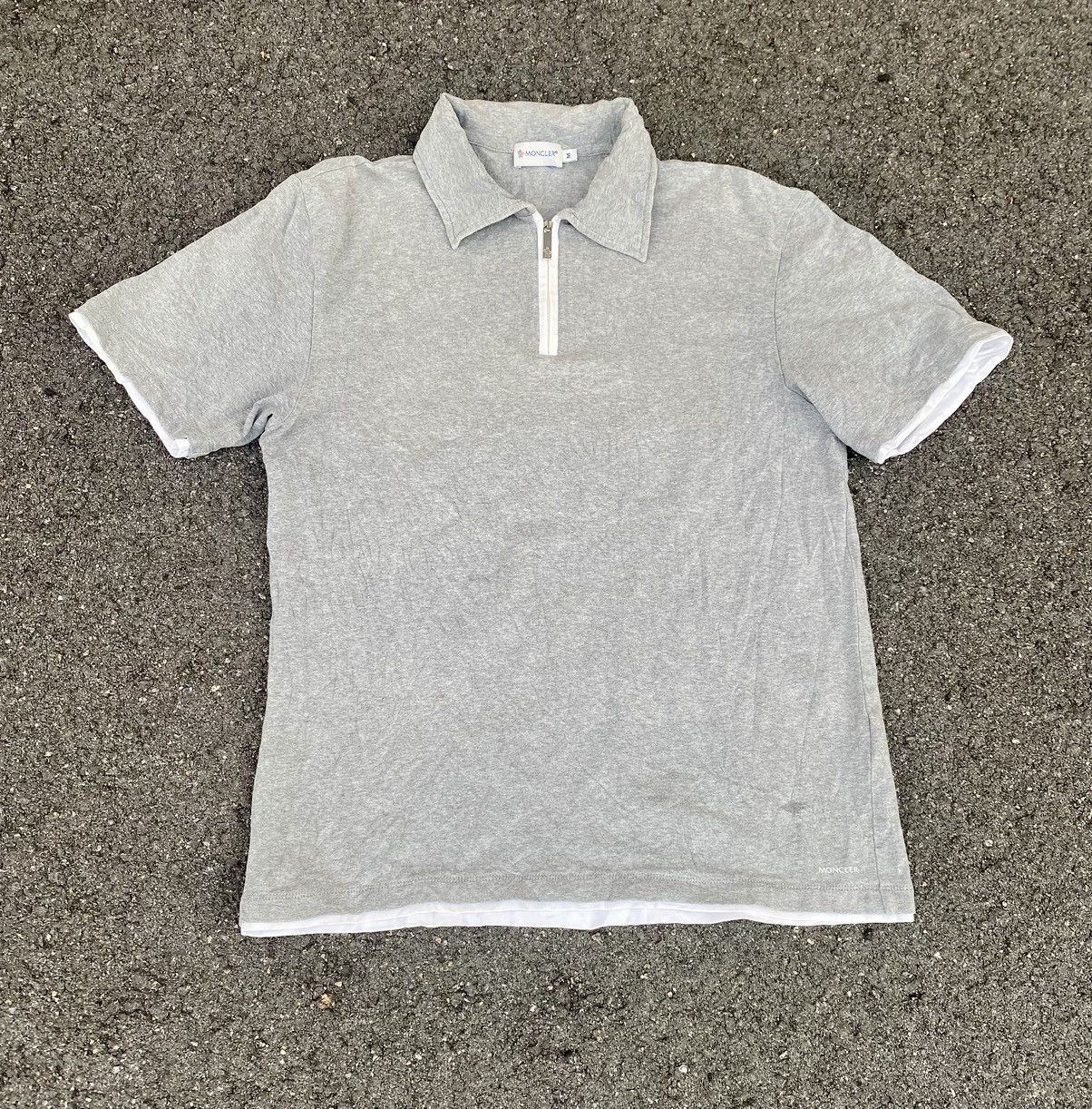 Moncler Moncler halfzipper polo shirt Size M / US 6-8 / IT 42-44 - 1 Thumbnail